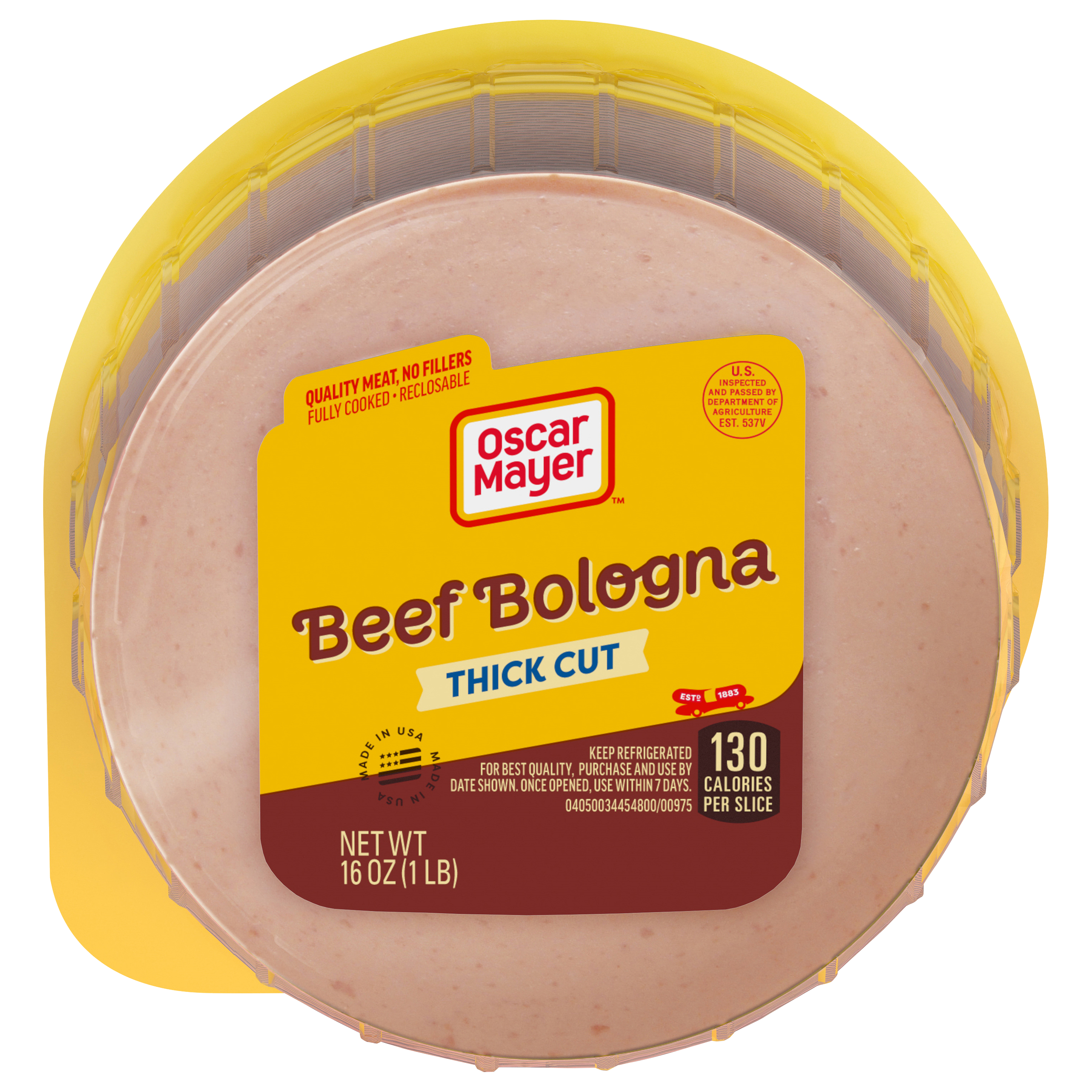 Thick Cut Beef Bologna Sliced Lunch Meat