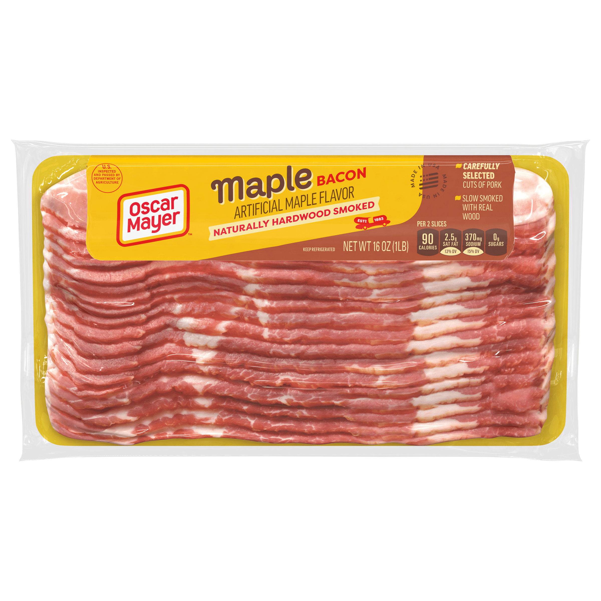 Naturally Hardwood Smoked Maple Bacon