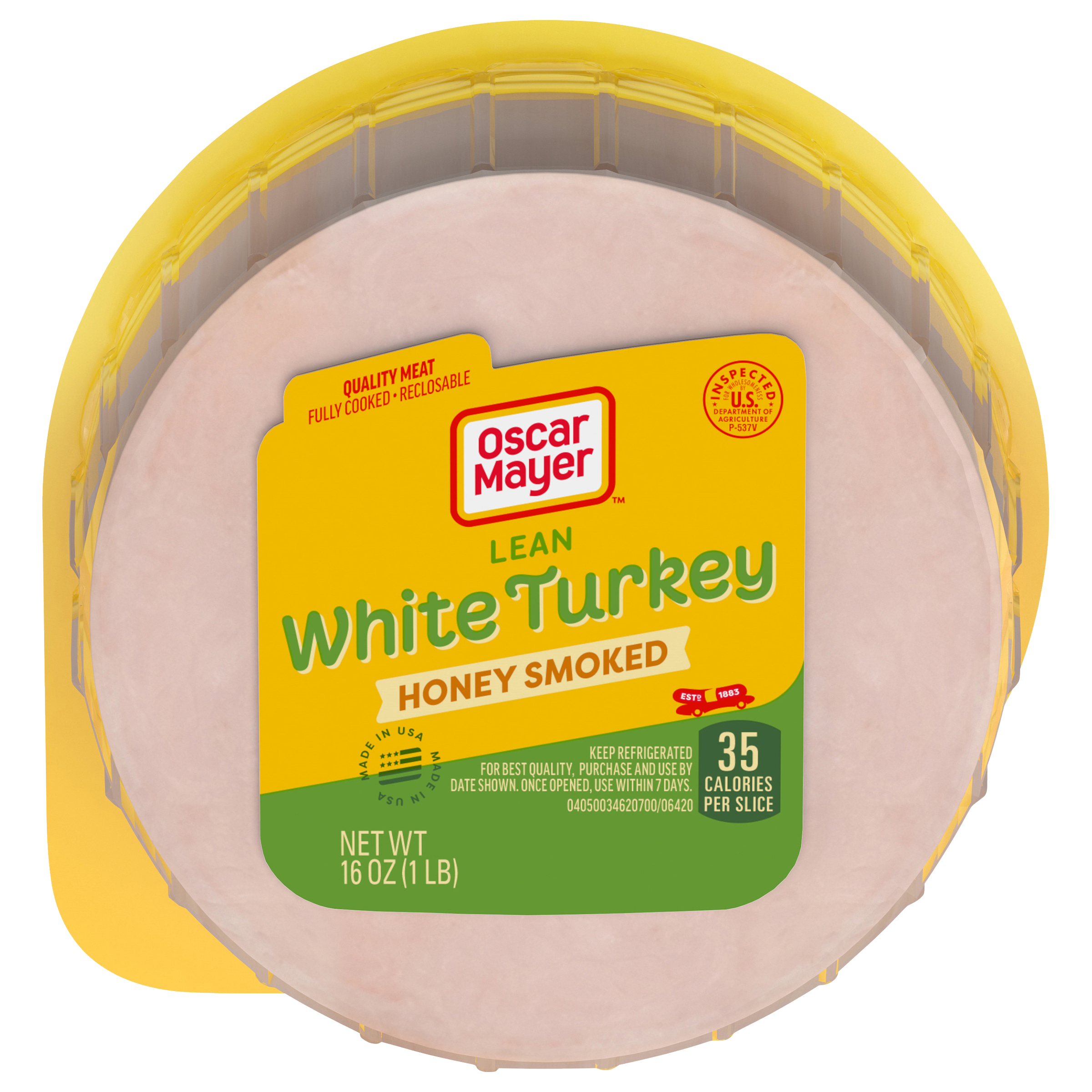 Lean Honey Smoked White Turkey Sliced Lunch Meat