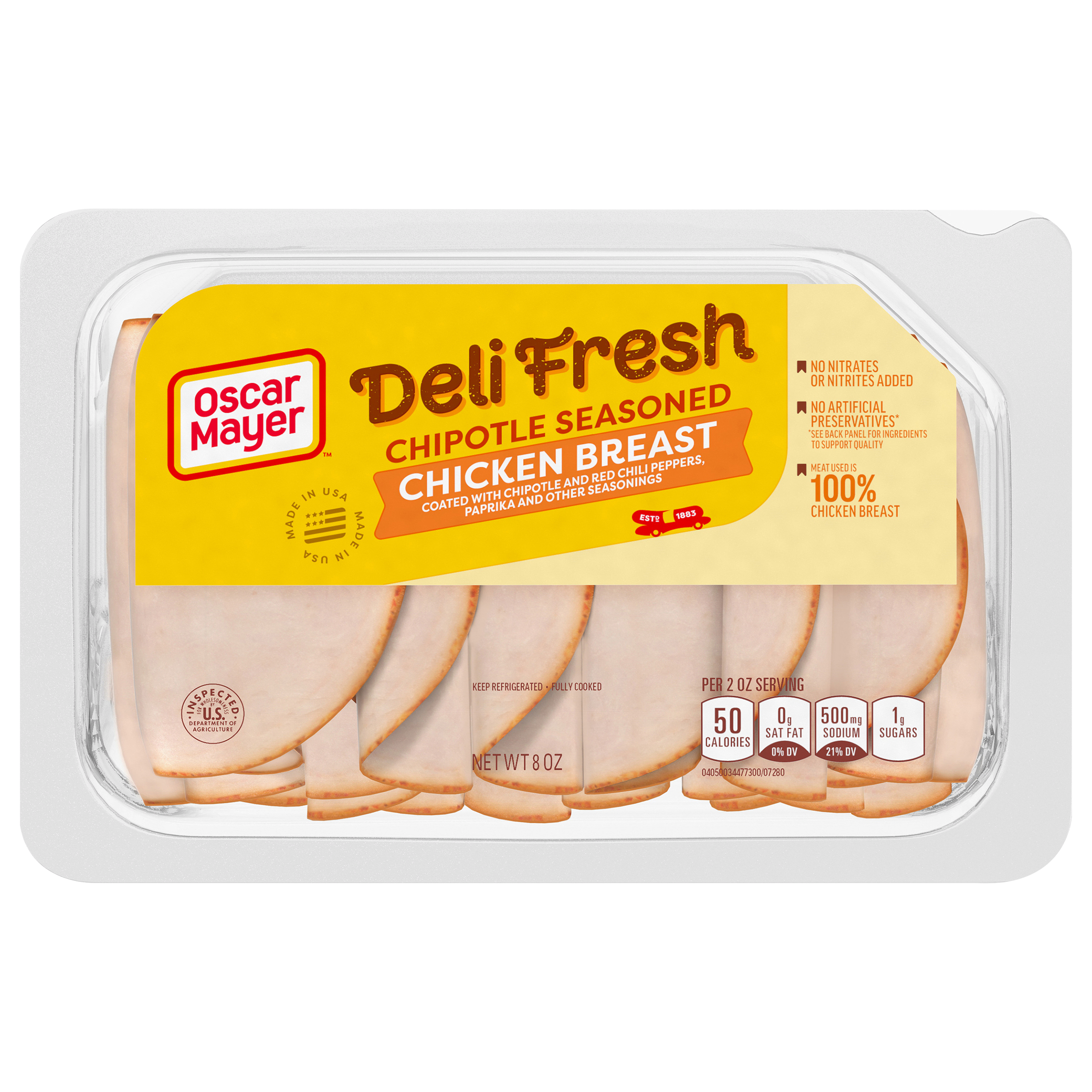 Chipotle Seasoned Chicken Breast Sliced Lunch Meat