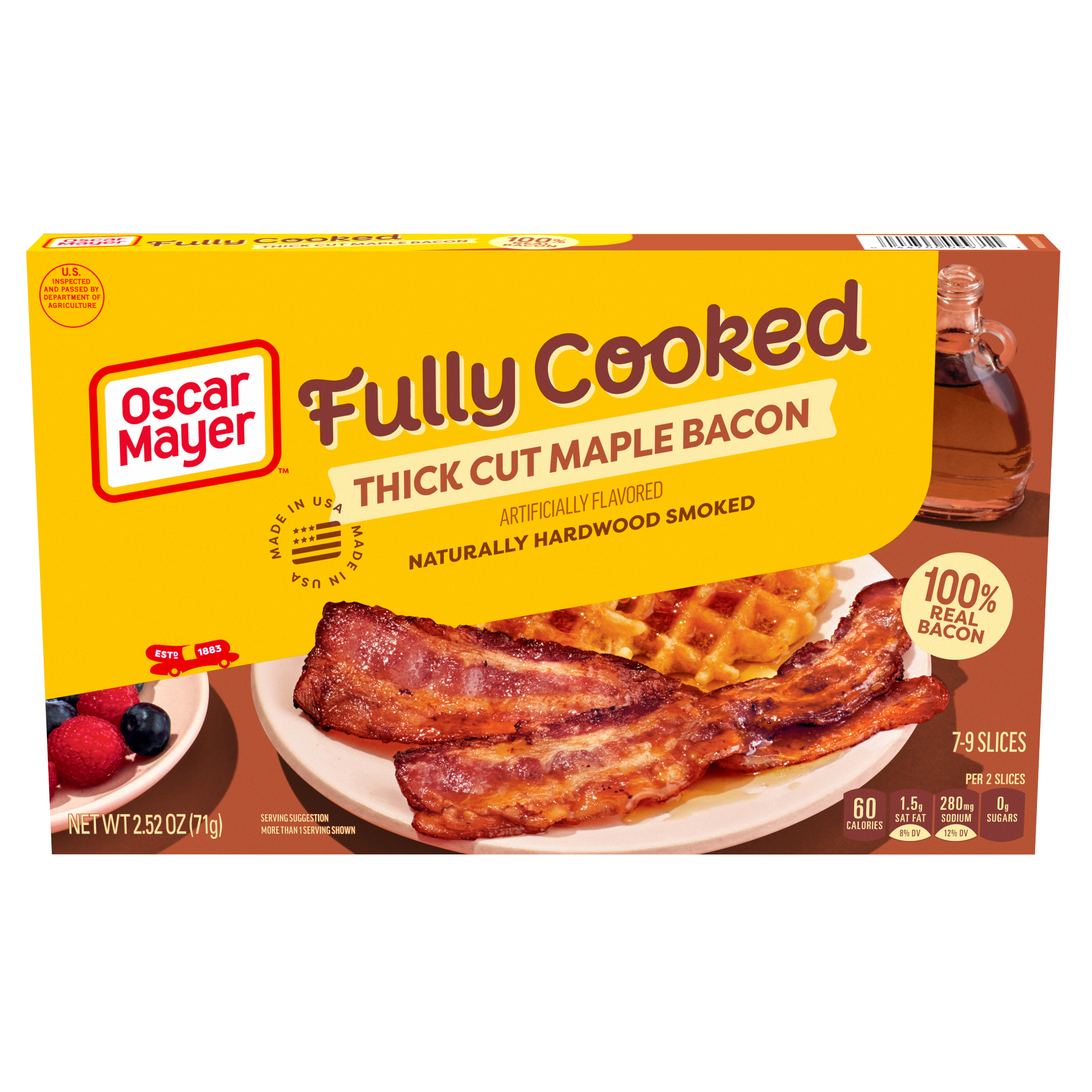 Maple Fully Cooked Thick Cut Bacon