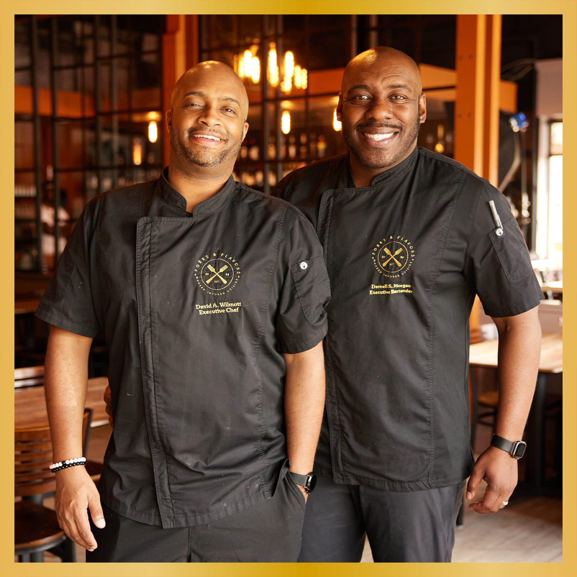 Savor the taste of American food with worldly infusions at Forks & Flavours restaurant in Kenneshaw, Georgia.
