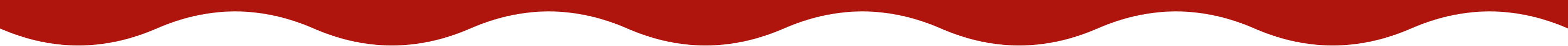 A red and white wavy divider