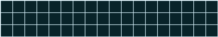 A grid of dark squares with light borders.