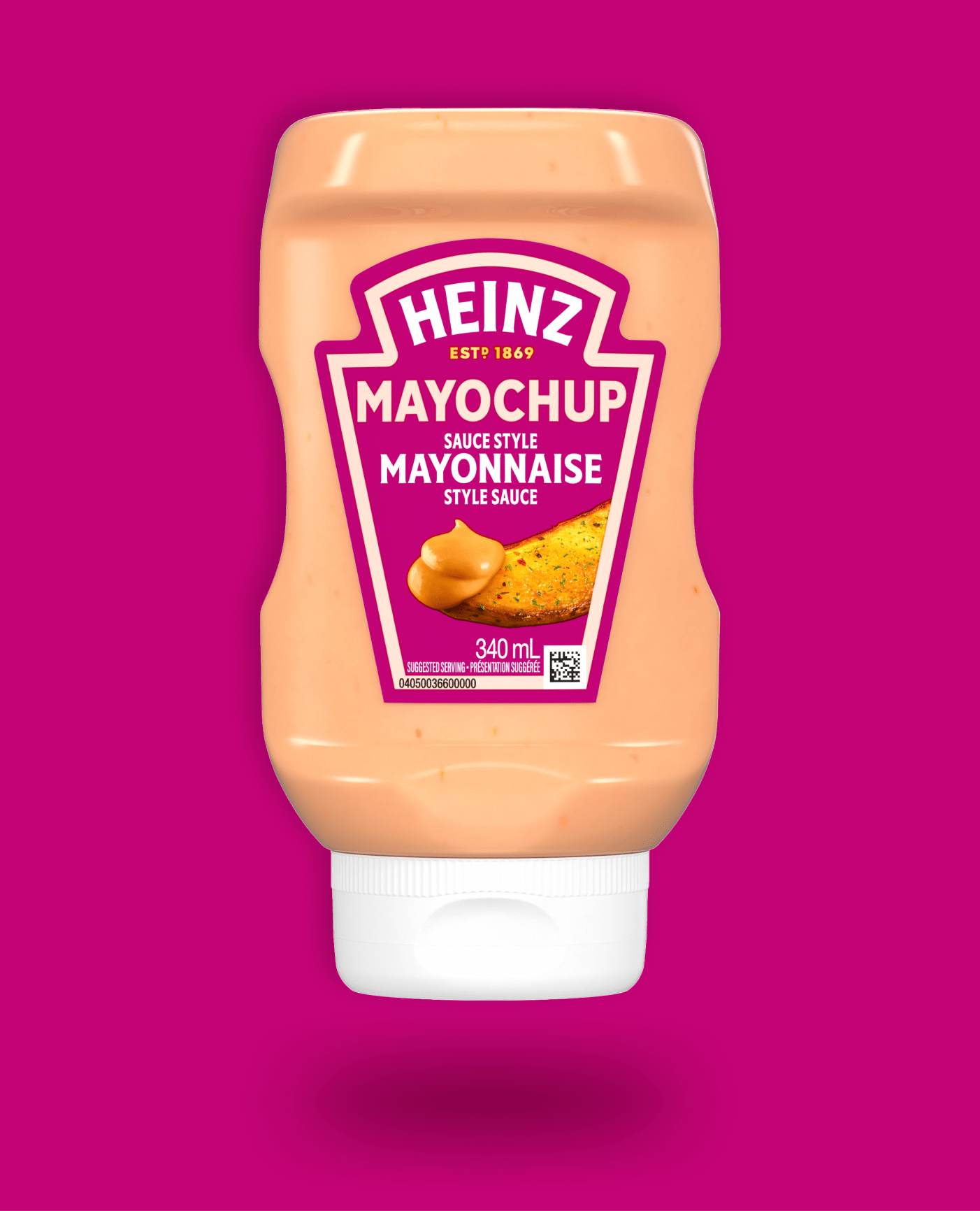 Bouteille de Mayonnaise Style Sauce Heinz Mayochup