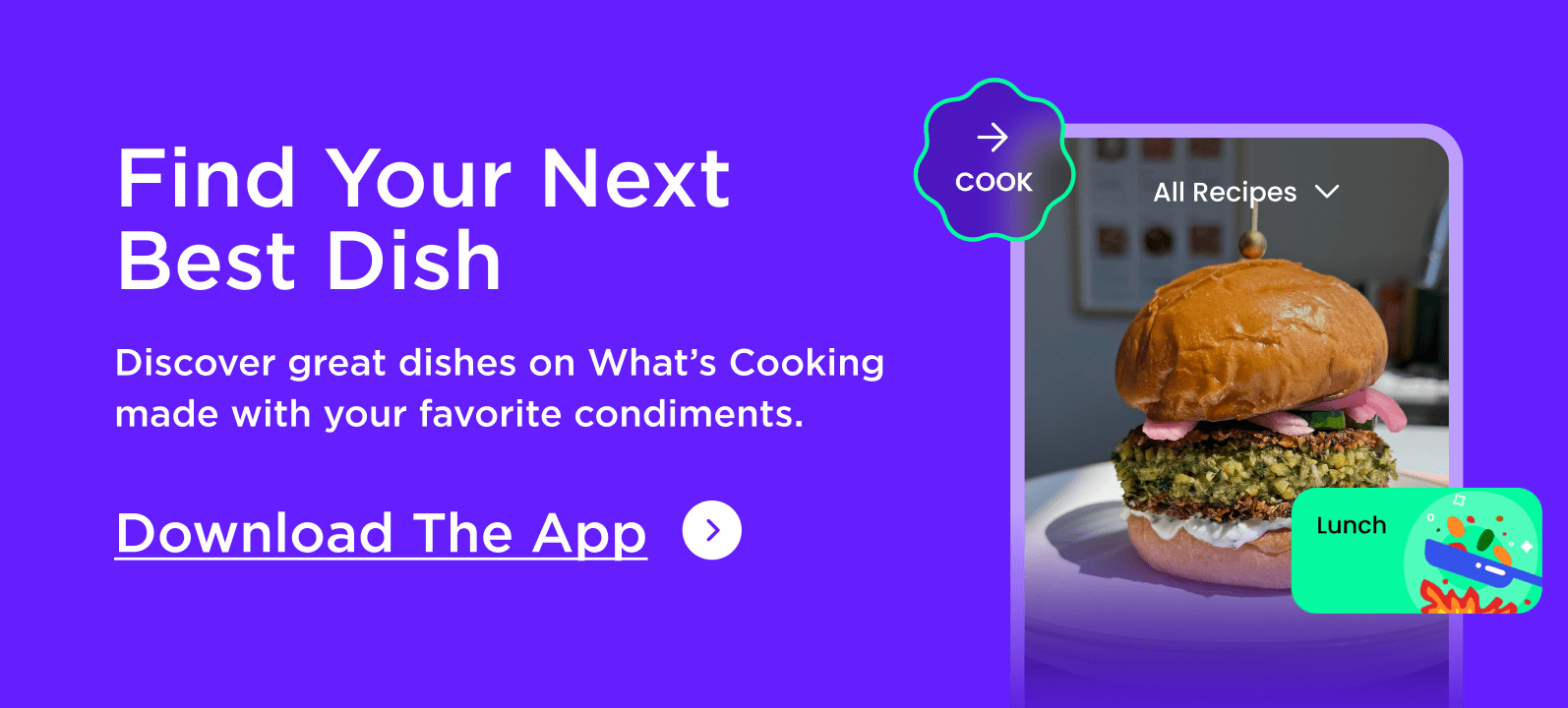 What's Cooking App: Find Your Next Best Dish