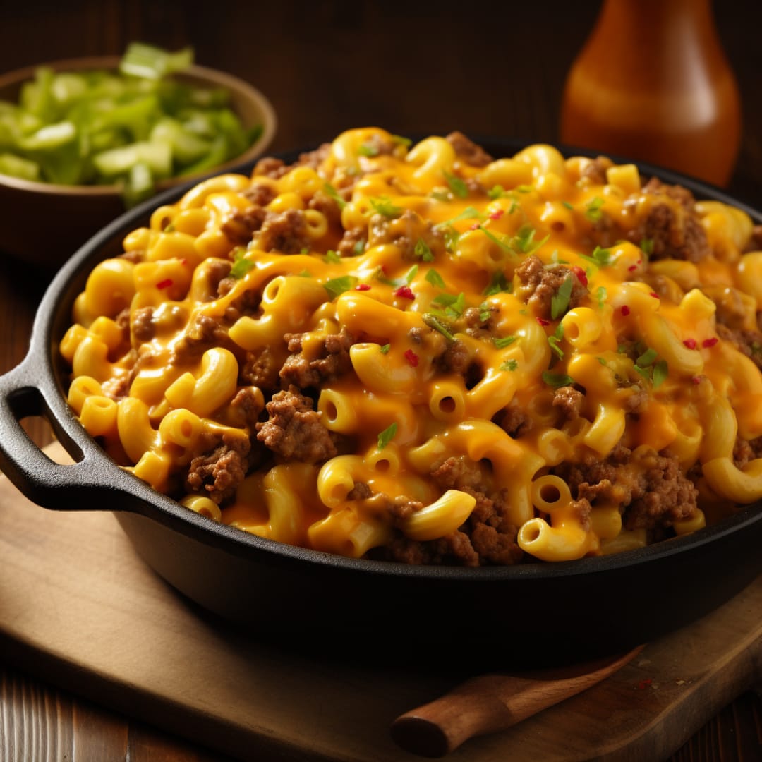 Cheeseburger meets mac & cheese! Velveeta makes this creamy, cheesy, and hearty dish an instant family favorite. Ready in just 30 minutes!