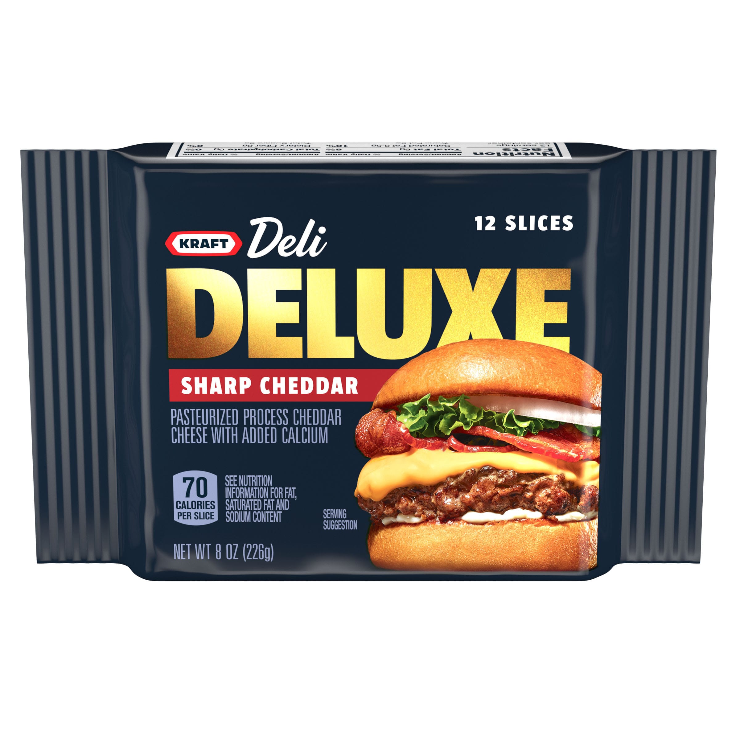 Deli Deluxe Sharp Cheddar Cheese Slices