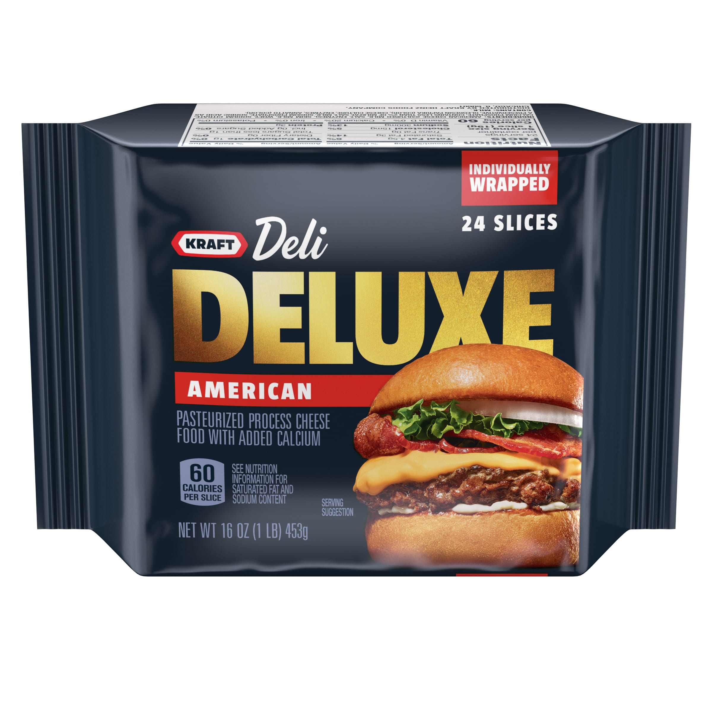 Deli Deluxe American Cheese Individually Wrapped Slices