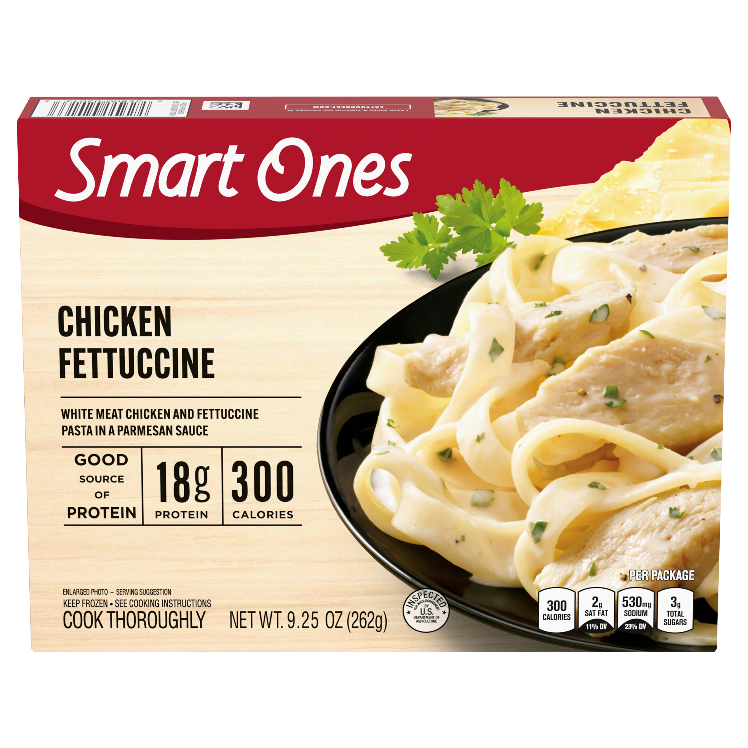 Chicken Fettuccine with Parmesean Sauce Frozen Meal