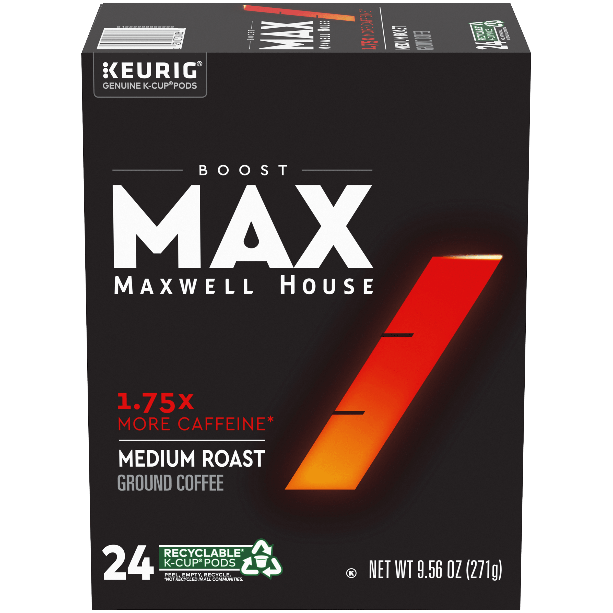 Medium Roast Coffee with 1.75X More Caffeine