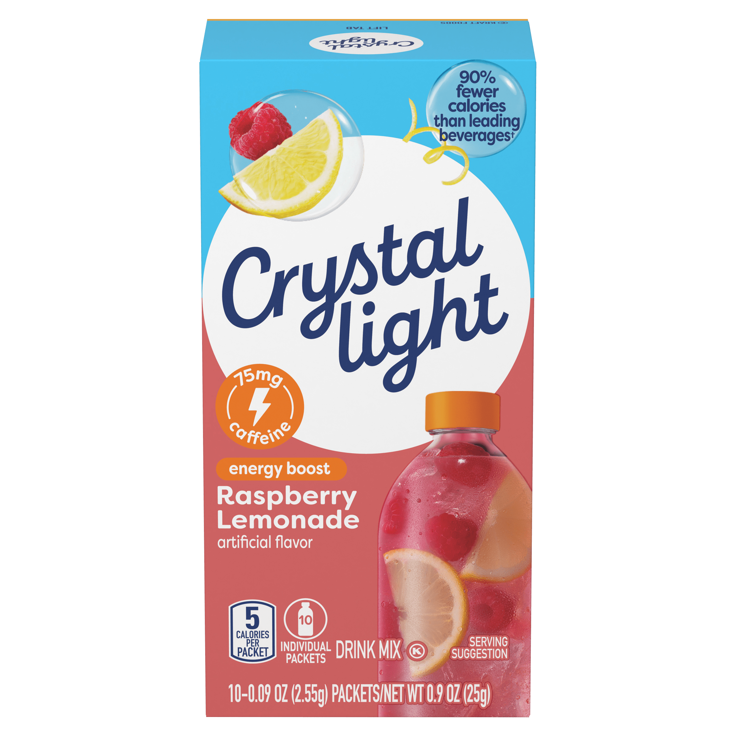 Raspberry Lemonade Energy Boost Drink Mix