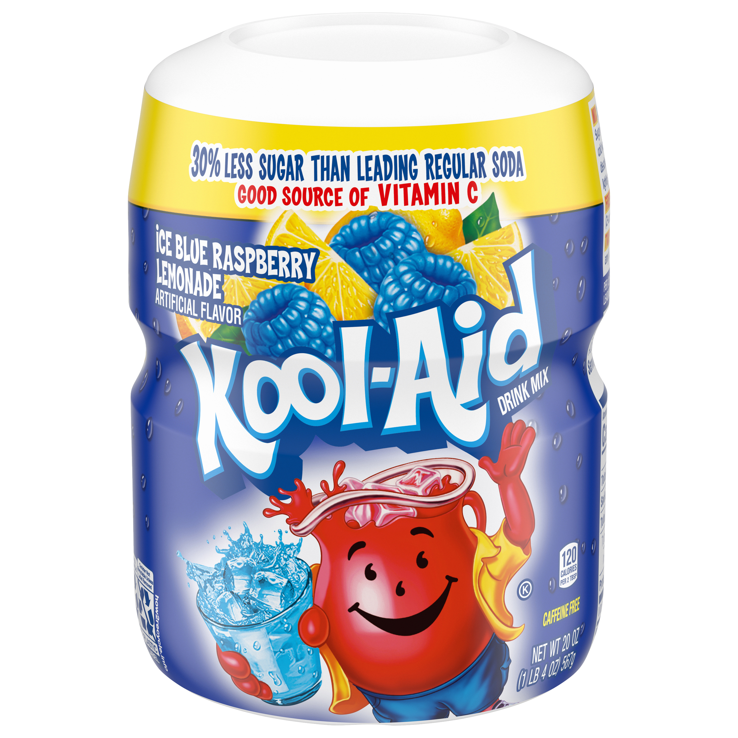 Blue Raspberry Lemonade Artificially Flavored Powdered Soft Drink Mix
