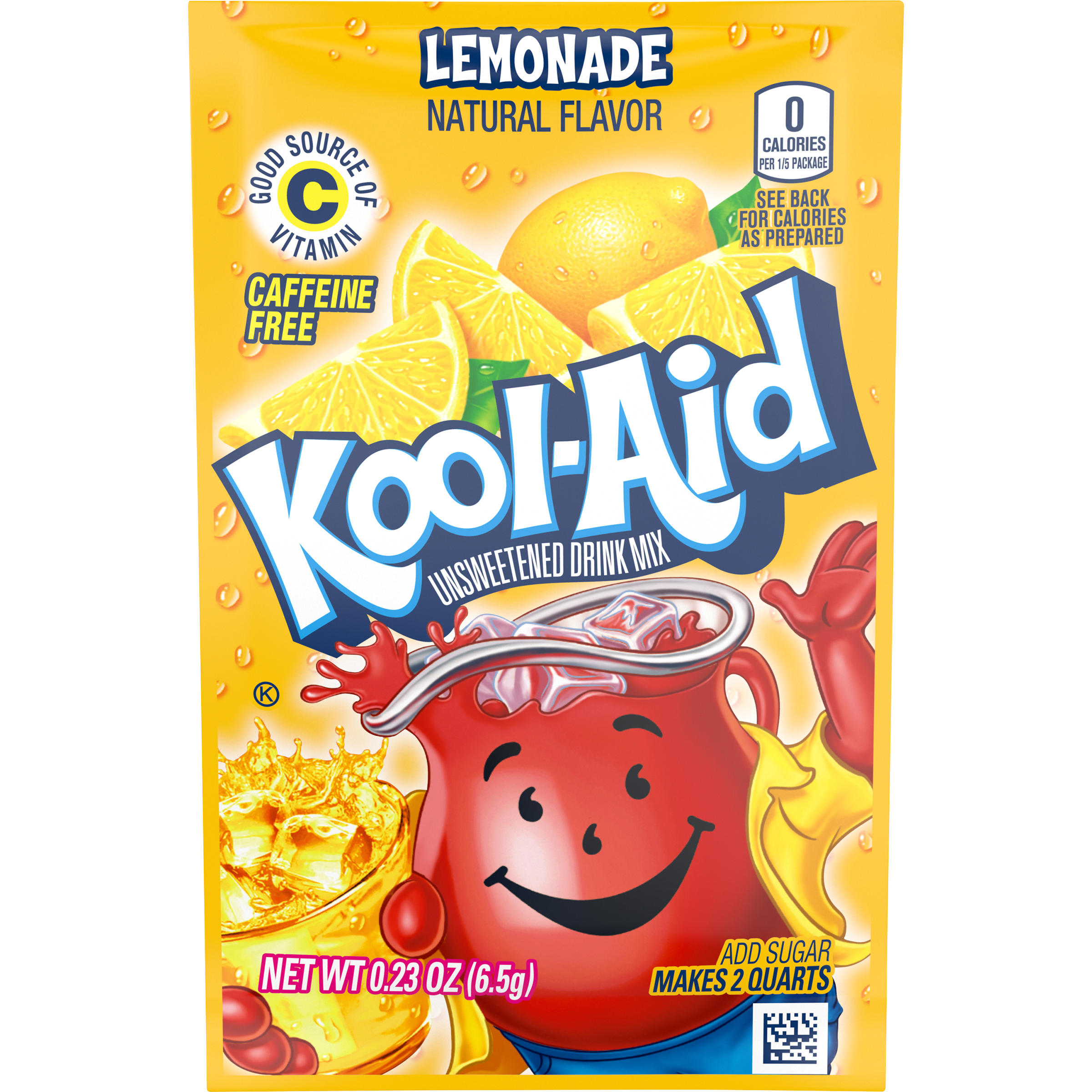 Unsweetened Lemonade Naturally Flavored Powdered Soft Drink Mix
