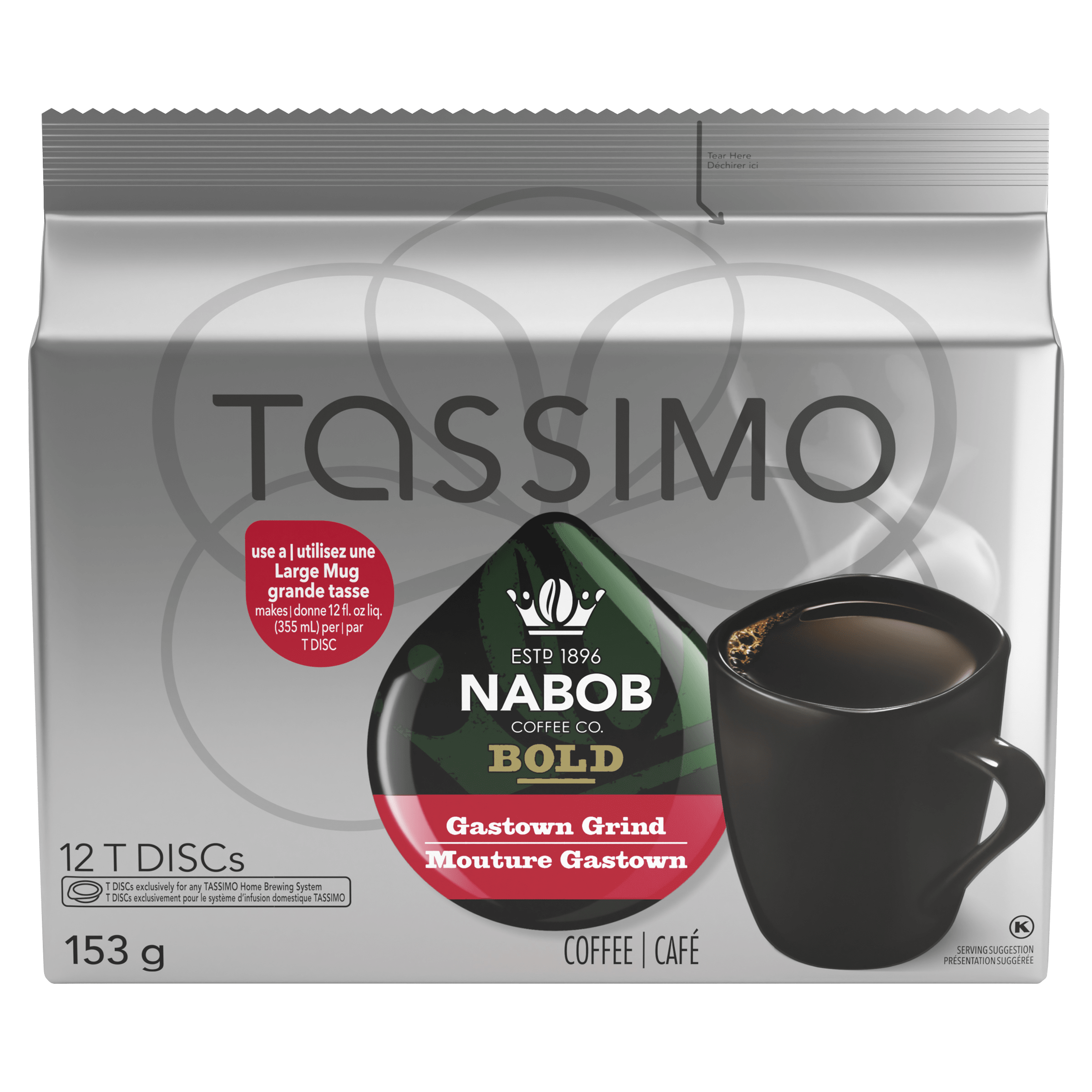 Nabob Bold Gastown Grind Coffee Single Serve T-Discs