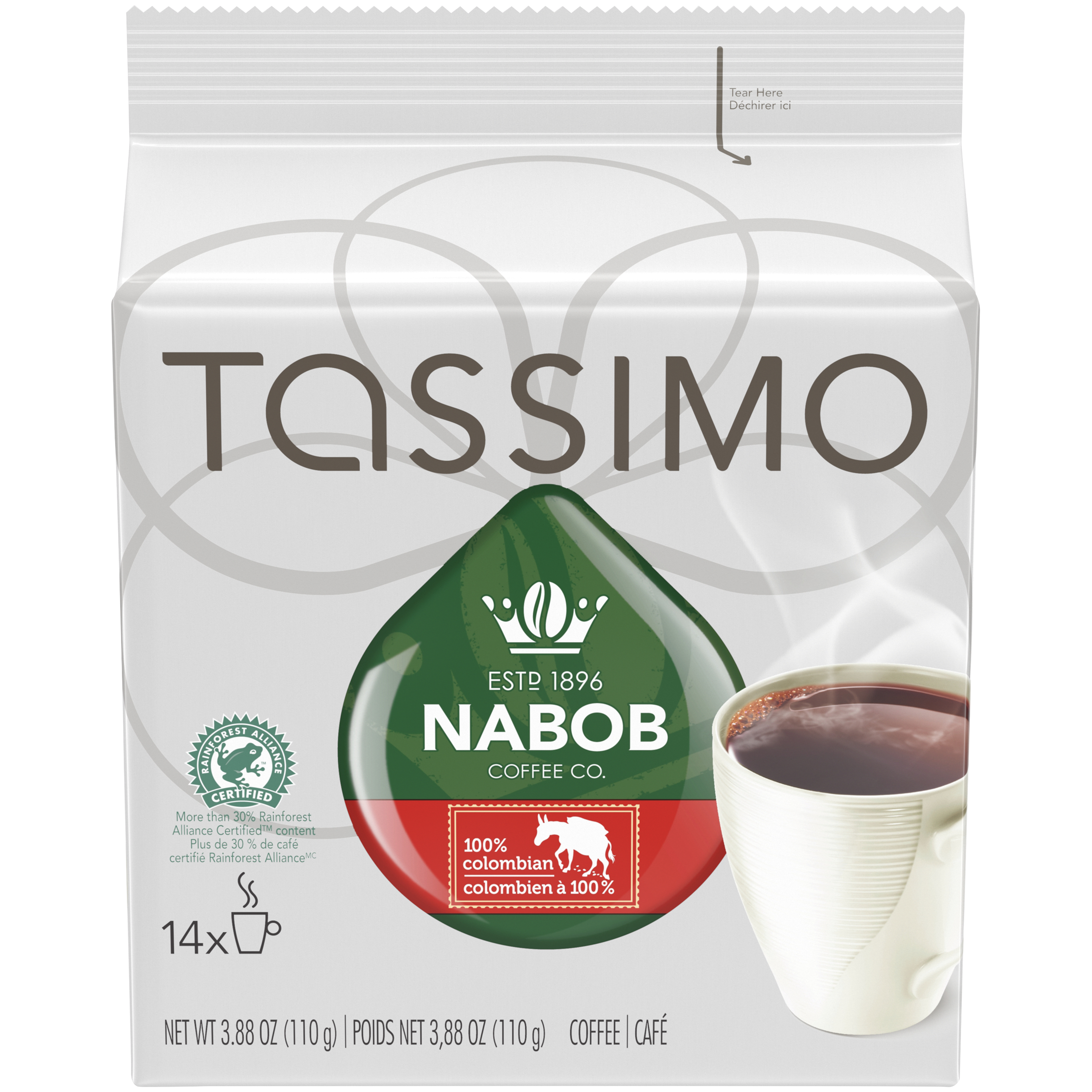 Nabob 100% Colombian Coffee Single Serve T-Discs