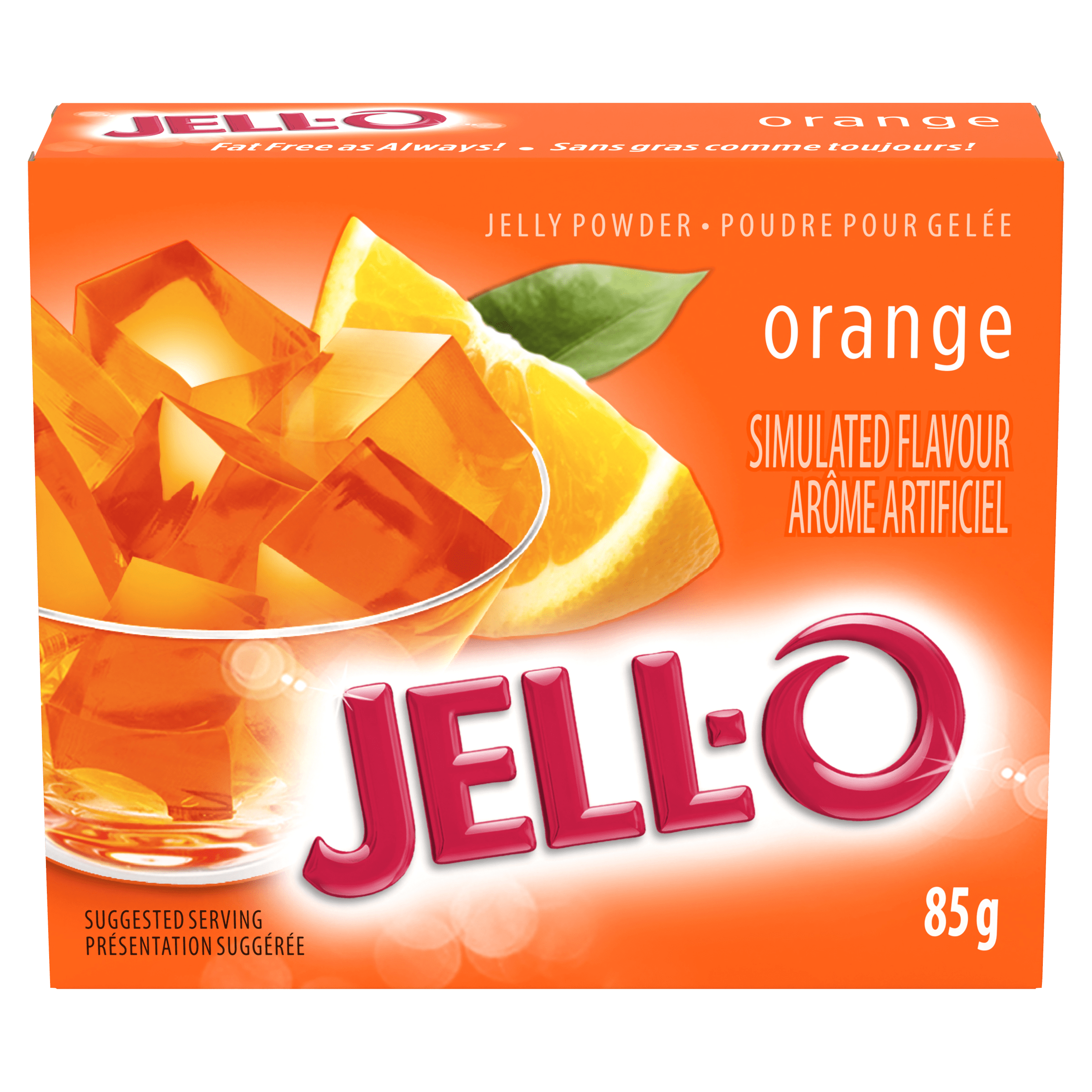 Orange Jelly Powder, Gelatin Mix