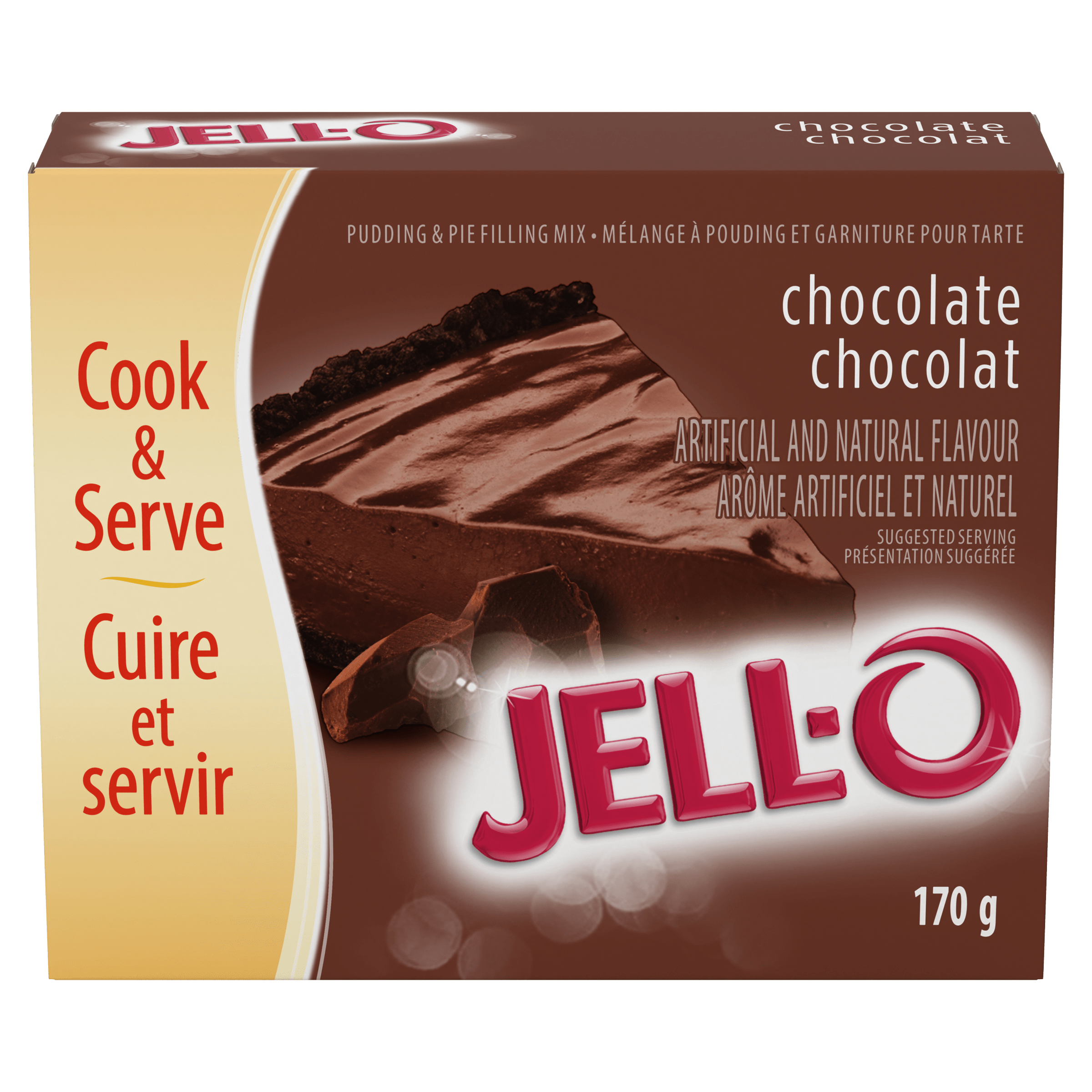 Pouding instantané et garniture pour tarte Chocolat