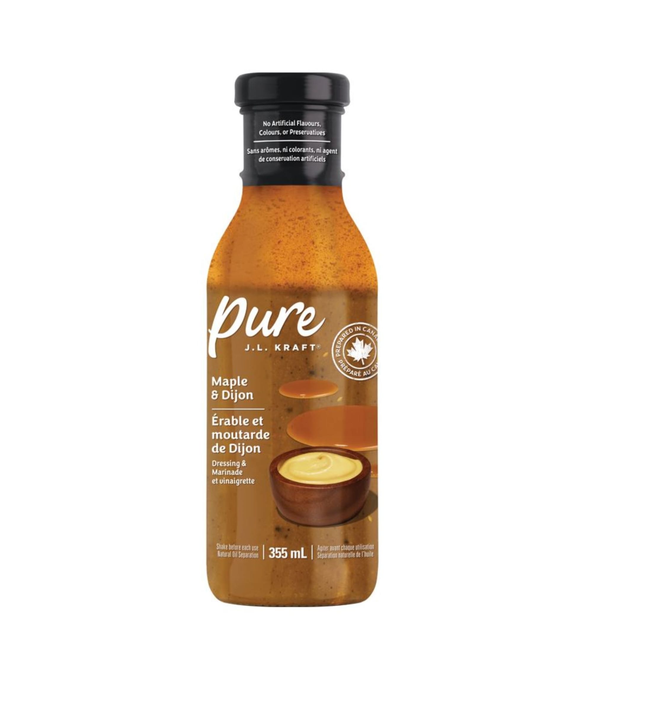 Vinaigrette et marinade Érable et Dijon