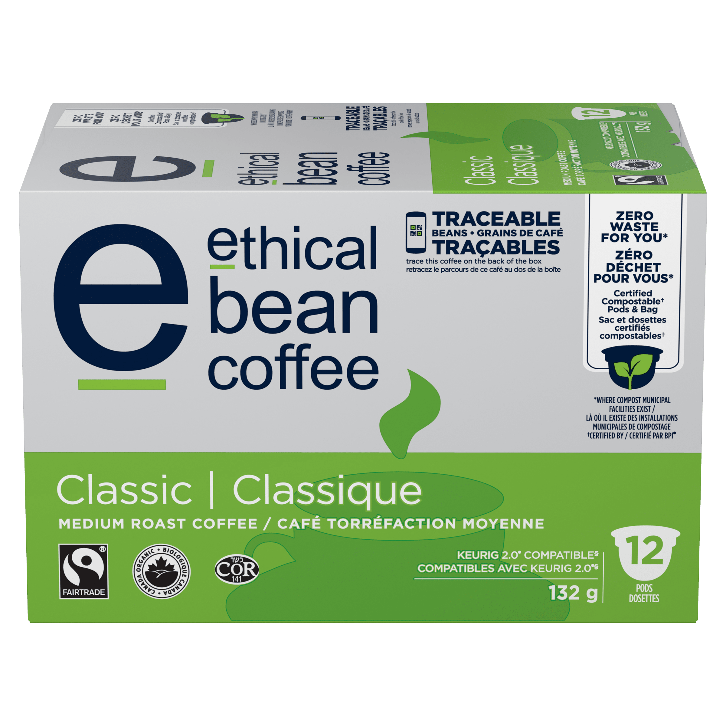 Classic Medium Roast 100% Compostable Coffee Pods