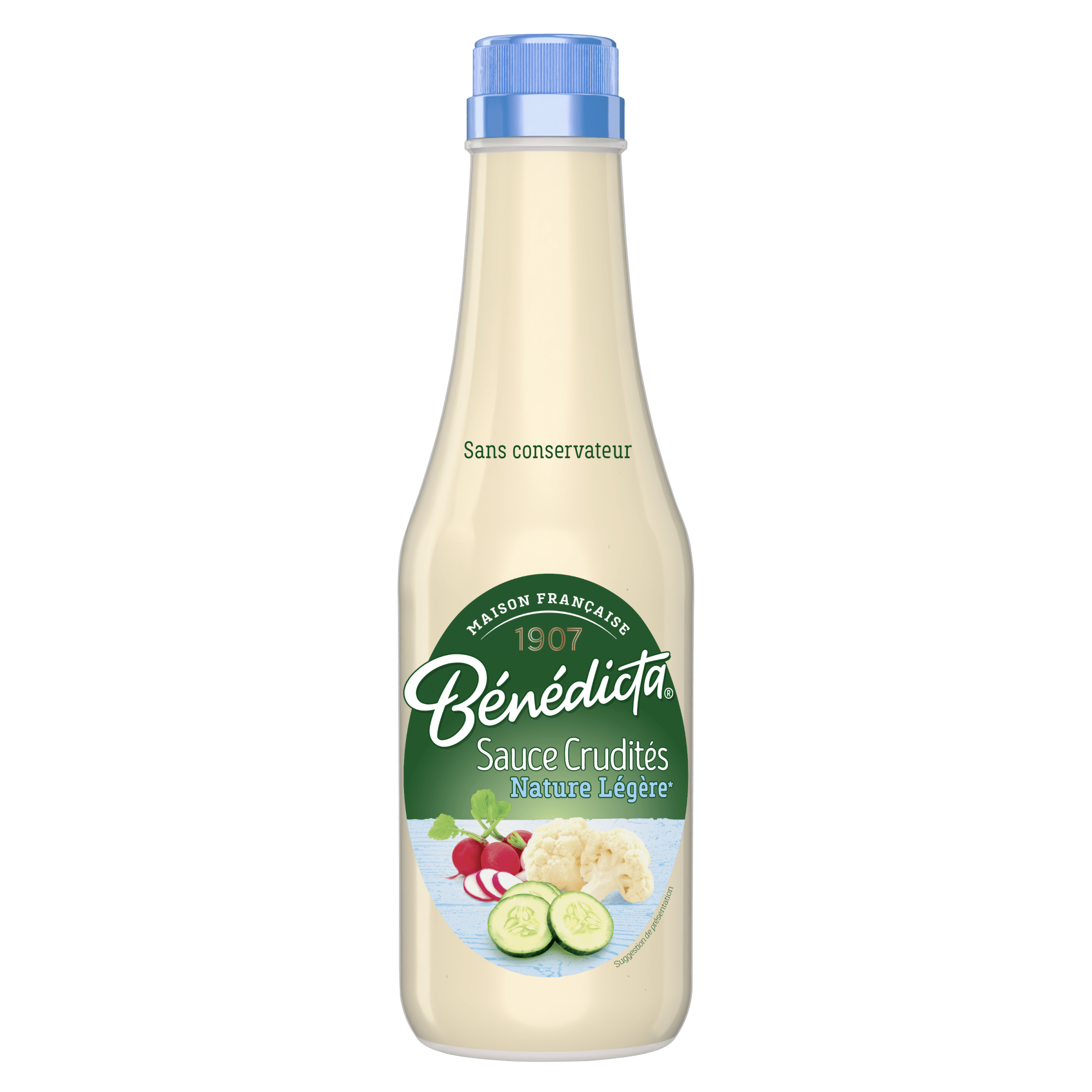 Bénédicta Sauce Crudités Nature Légère 745g