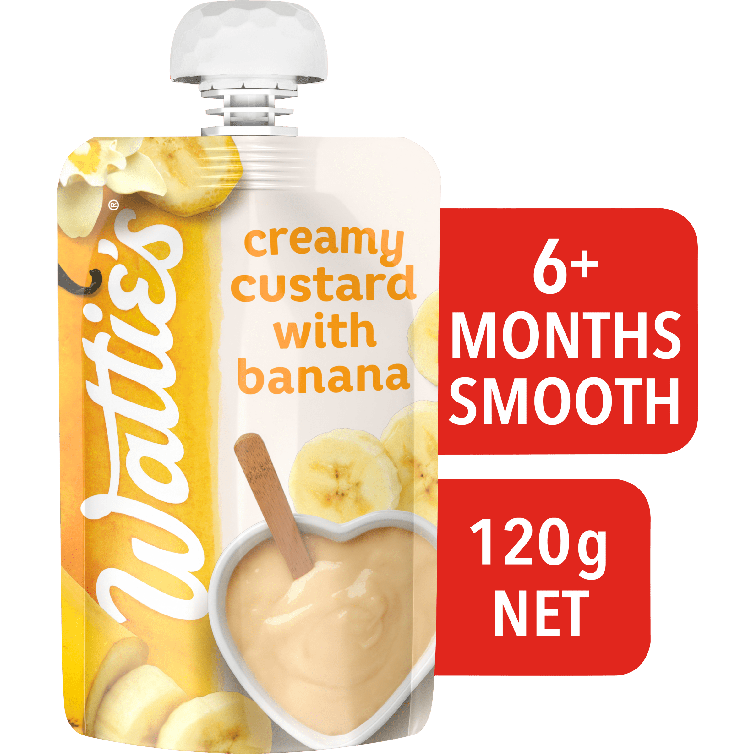 Wattie's® Creamy Custard with Banana 6+ months 120 g