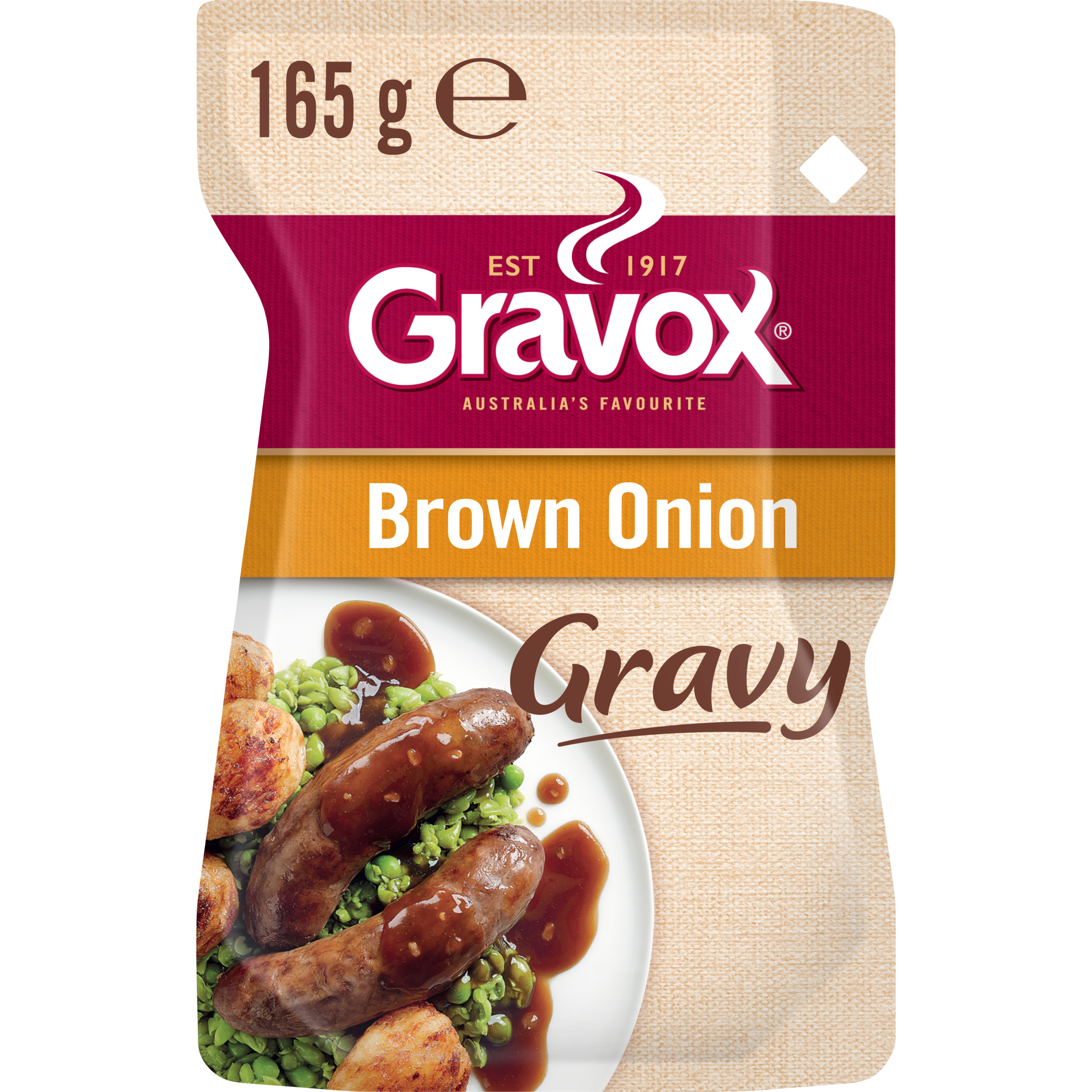 Gravox® Brown Onion Liquid Gravy Pouch 165g