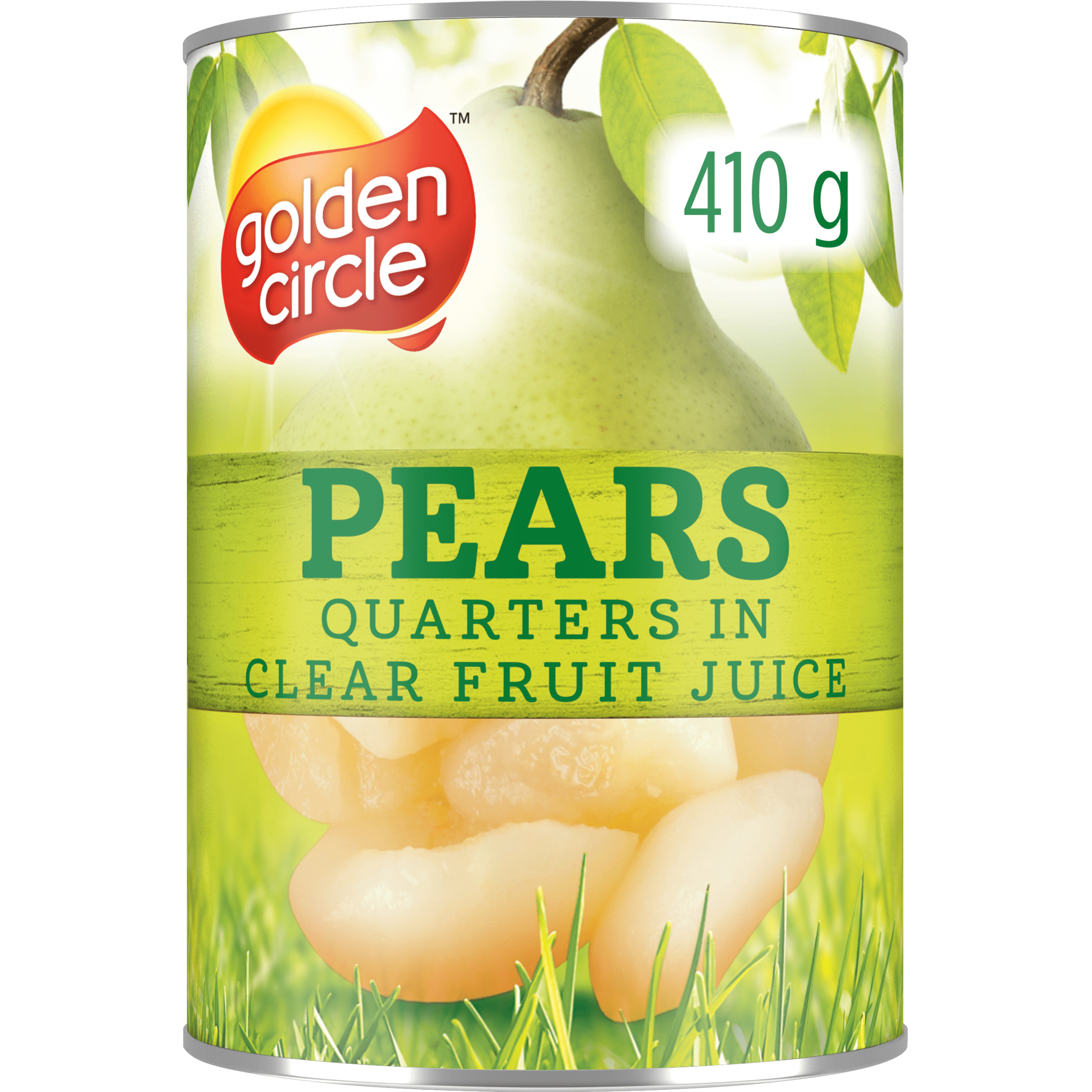 Golden Circle® Pear Quarters in Clear Fruit Juice 410g