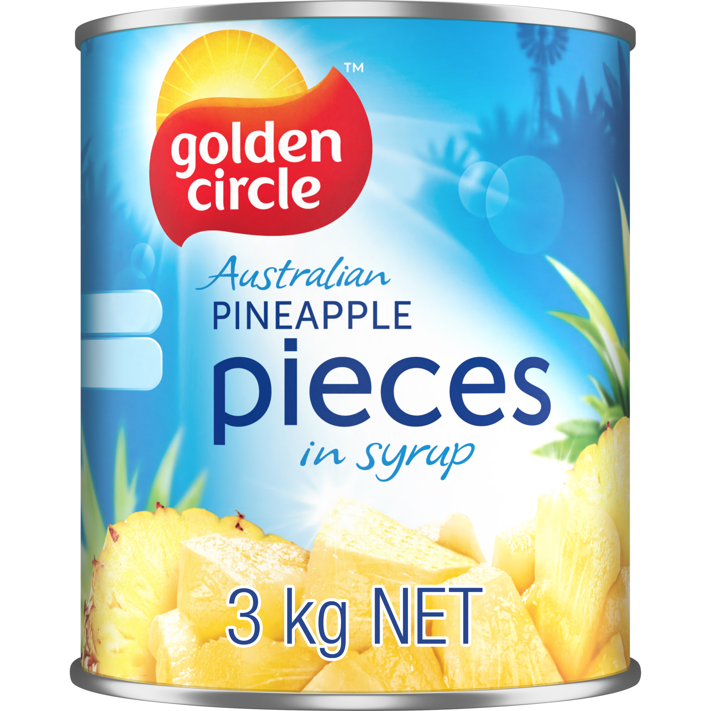 Golden Circle® Pineapple Pieces in Syrup 3kg
