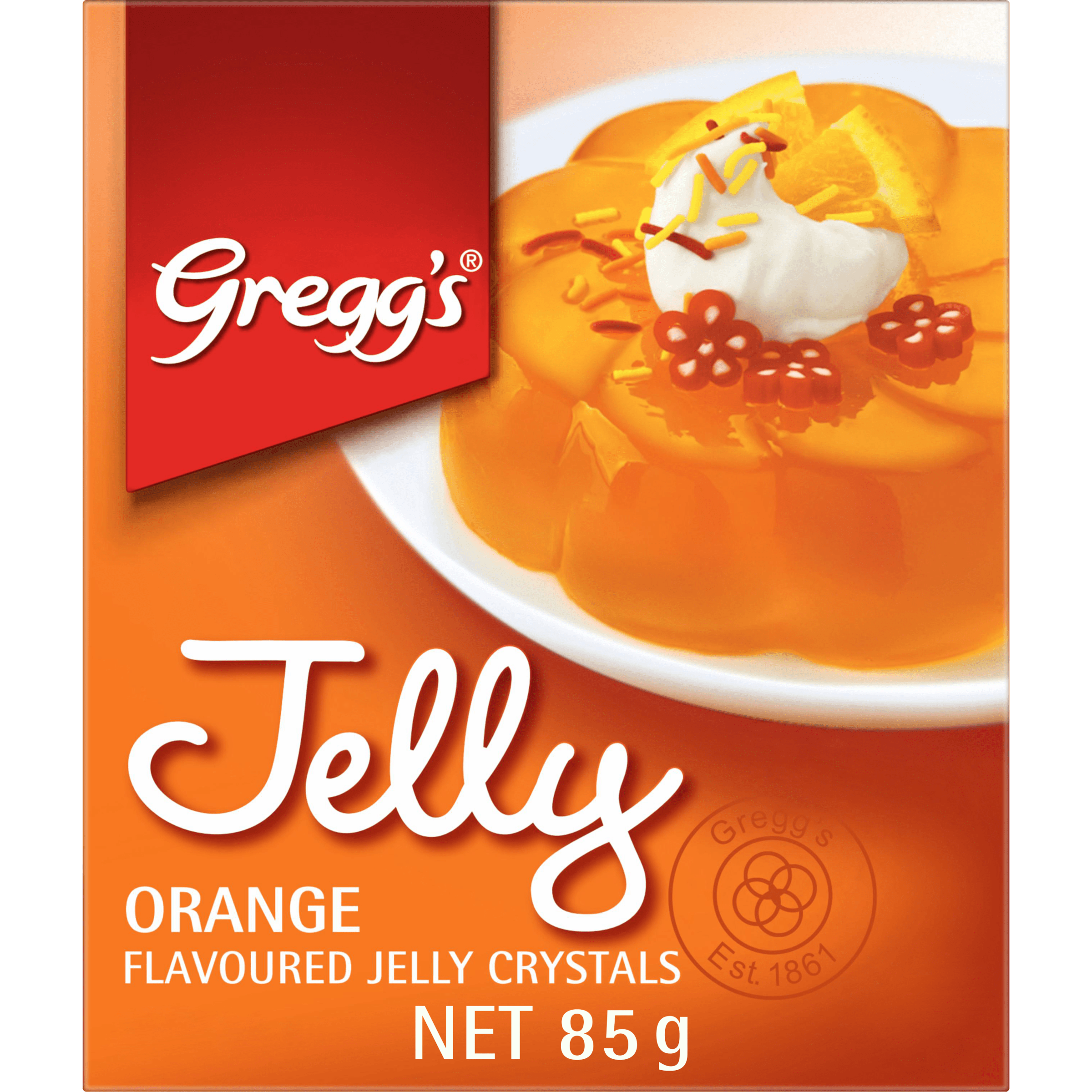 Gregg's® Orange Flavoured Jelly Crystals 85 g