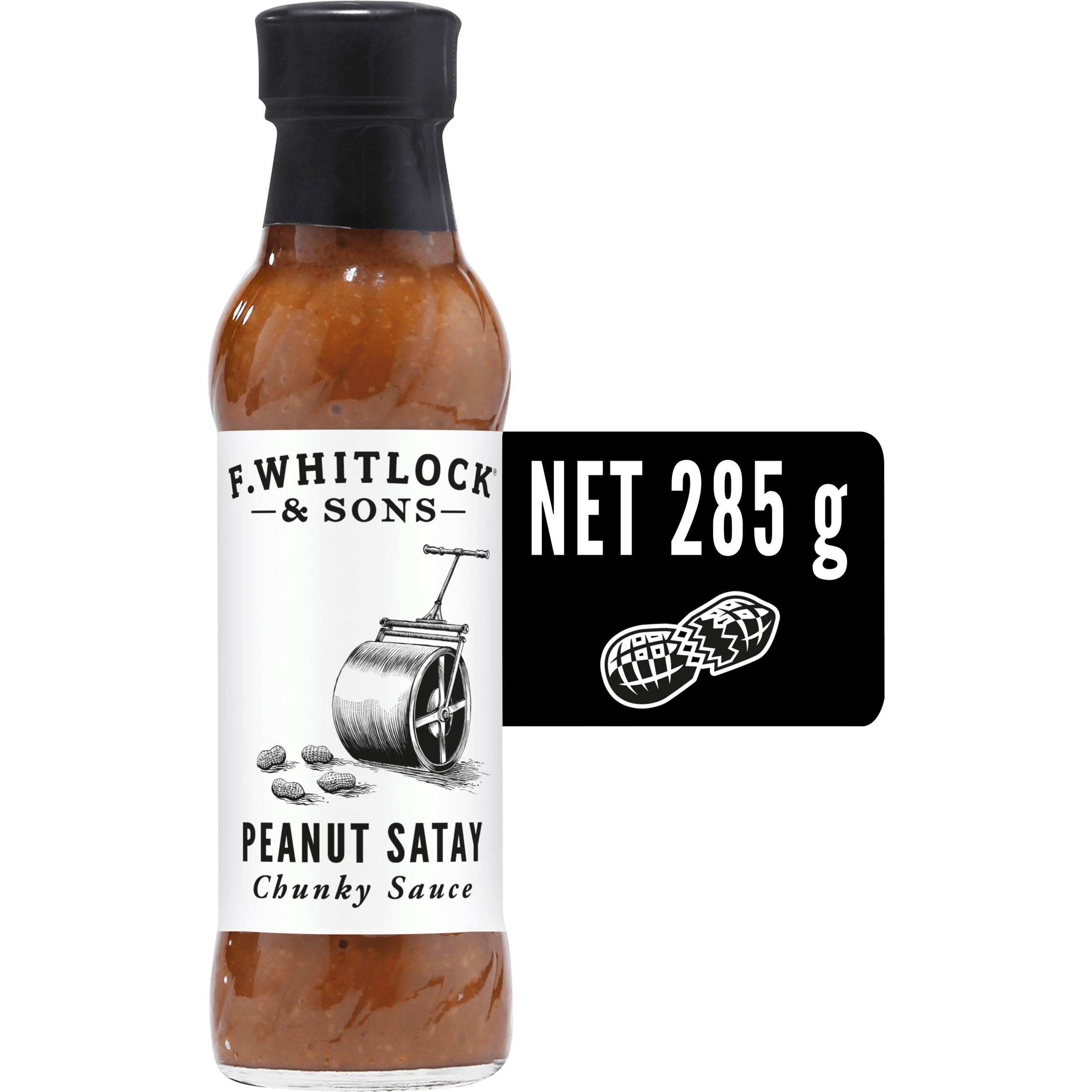 F. Whitlock & Sons® Peanut Satay Chunky Sauce 285g