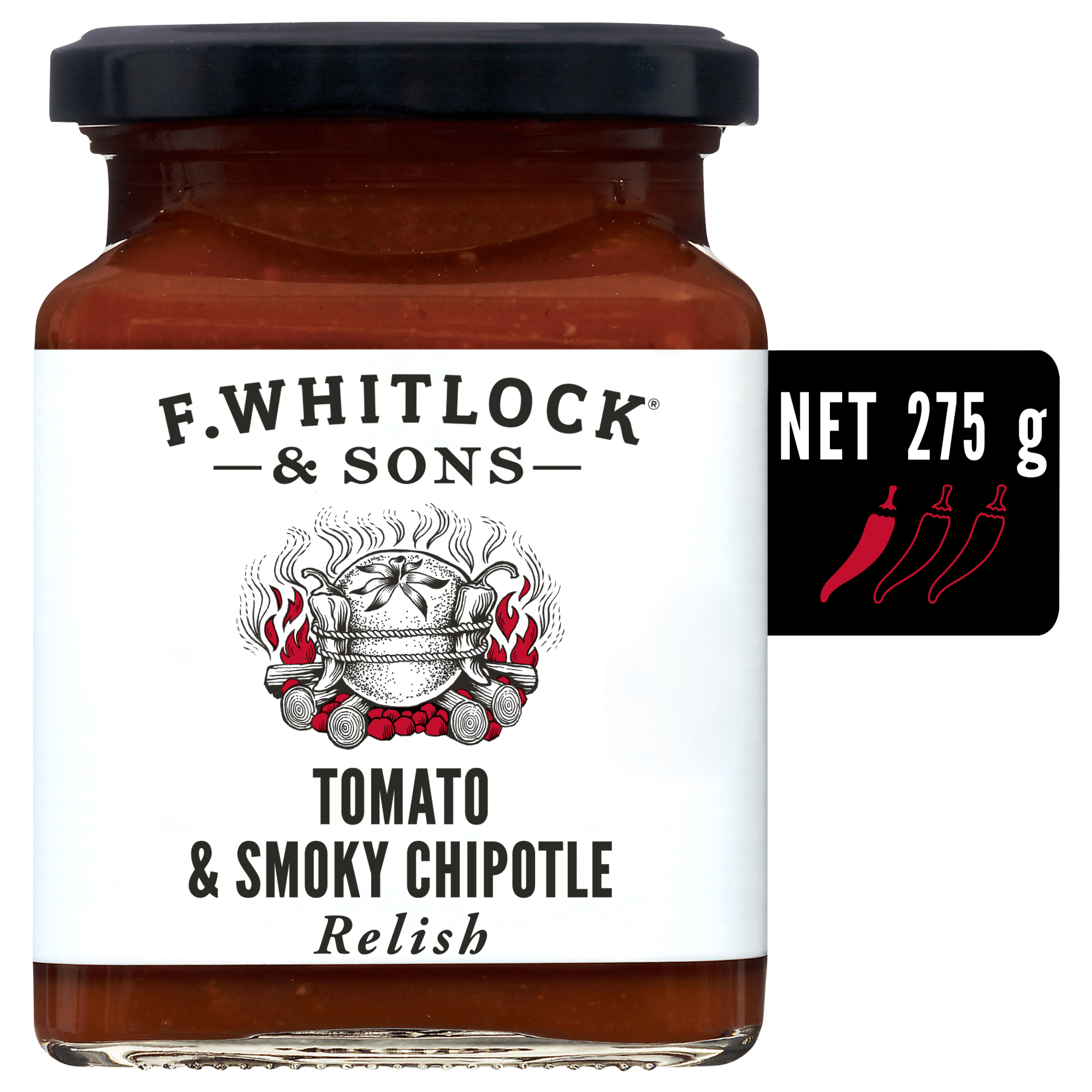 F. Whitlock & Sons® Tomato & Smoky Chipotle Relish 275g