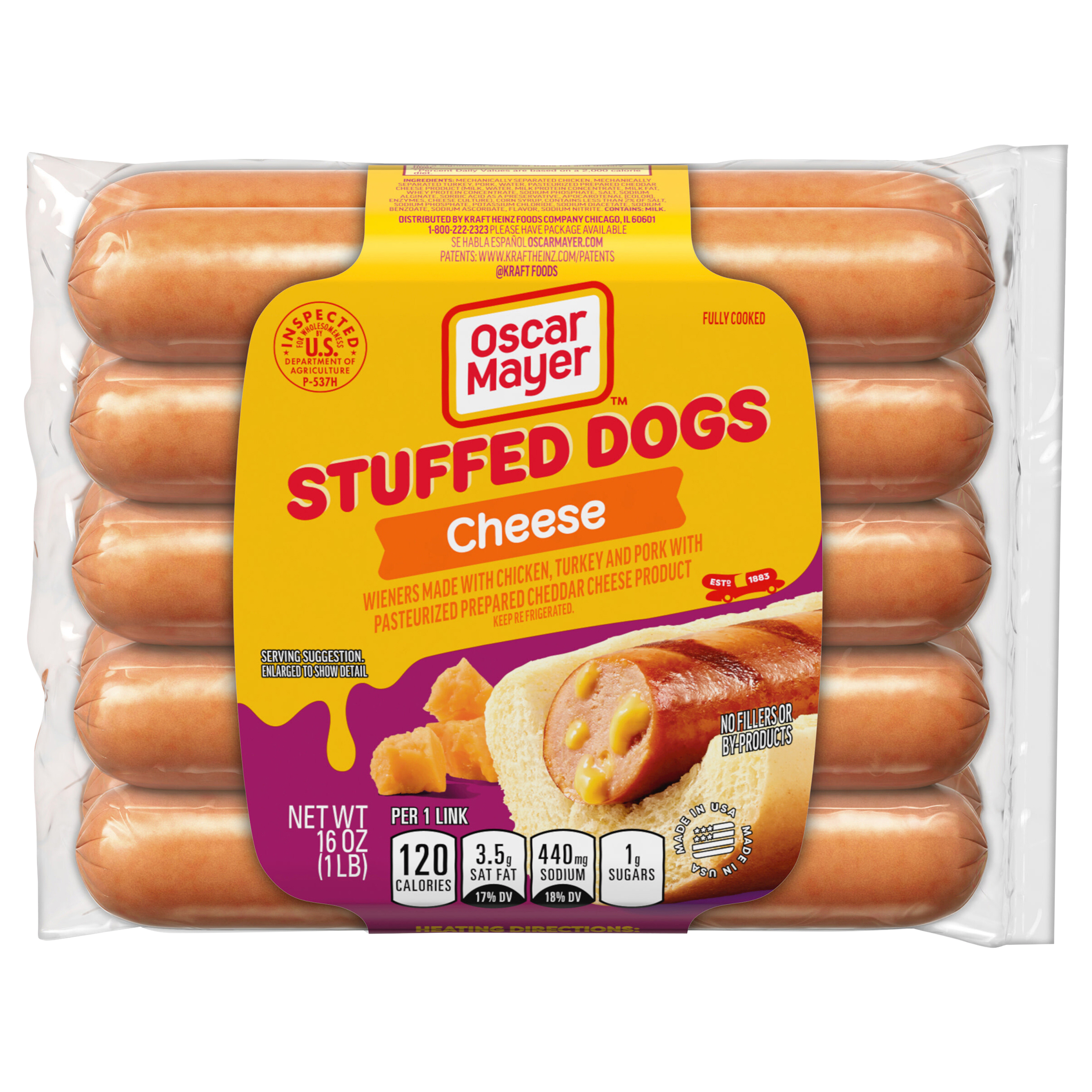 Cheese Stuffed Hot Dogs