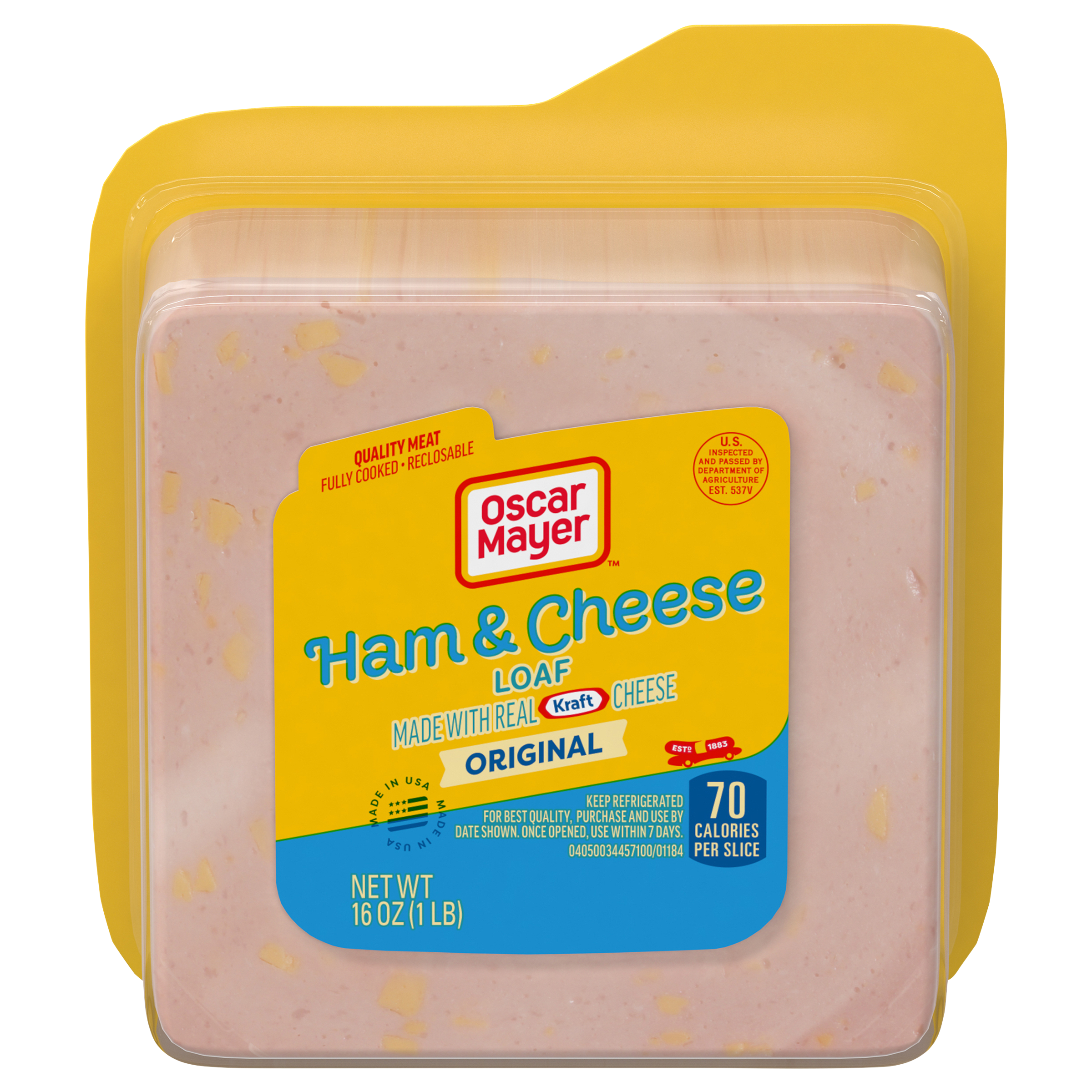 Ham & Cheese Meat Loaf with Real Kraft Cheese