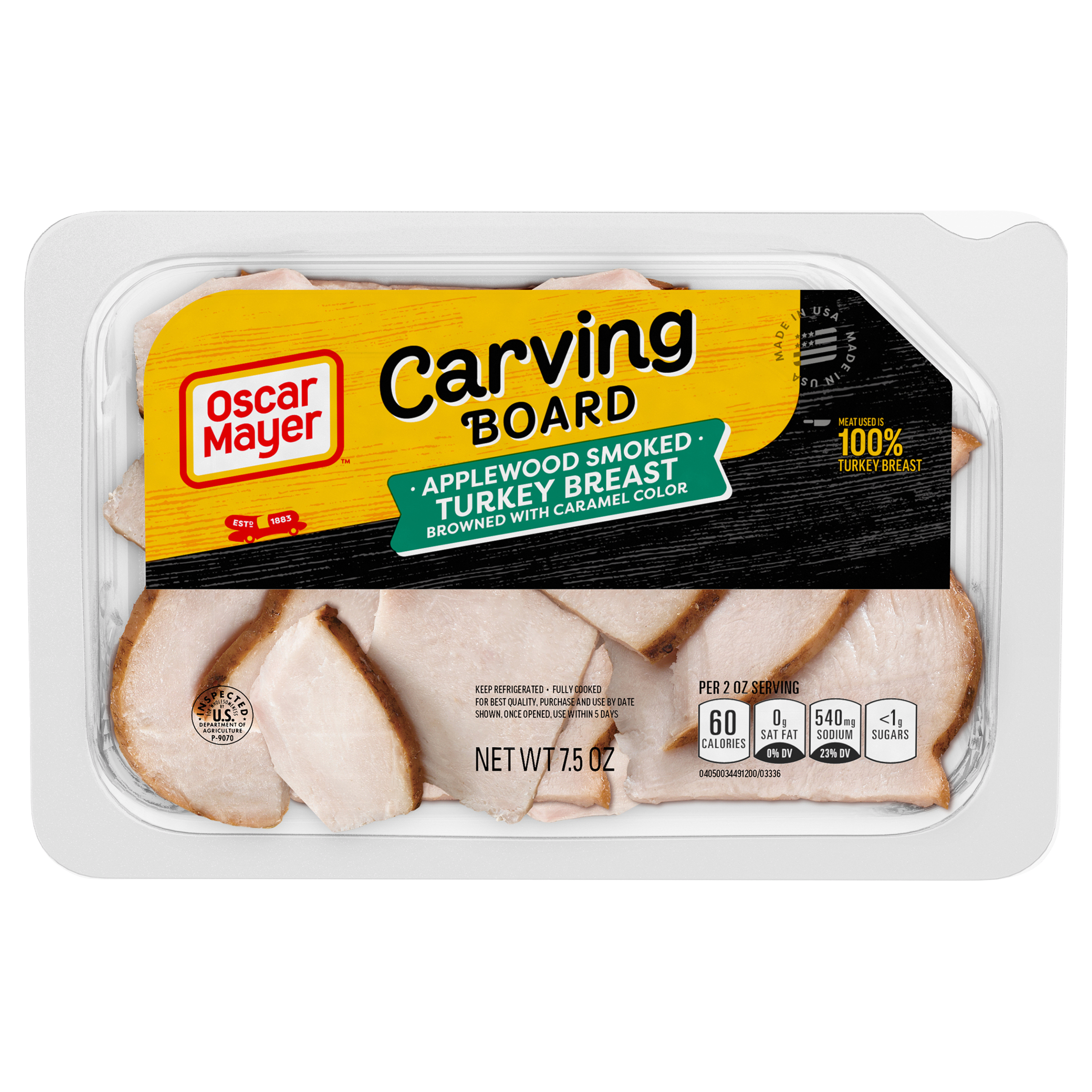 Oven Roasted Turkey Breast Smoked Uncured Ham Sliced Lunch Meat Variety Pack Oscar Mayer