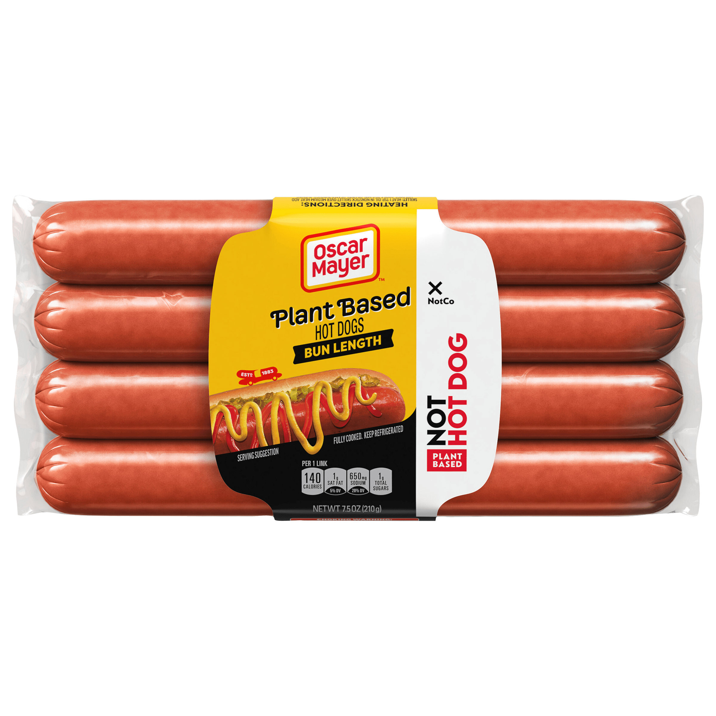 Bun Length Plant Based Not Hot Dogs