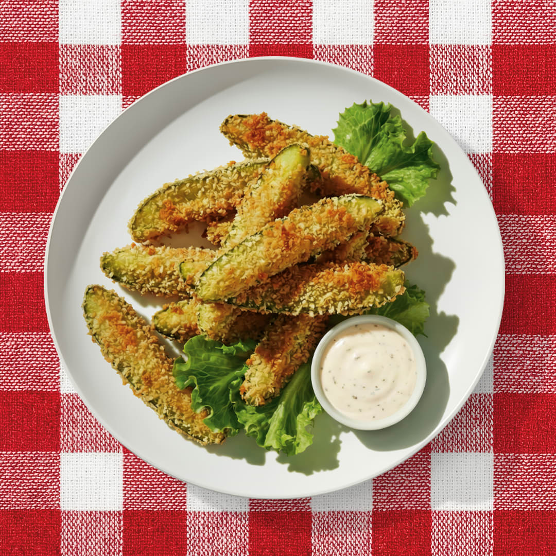 Air-Fried Pickle Dippers 