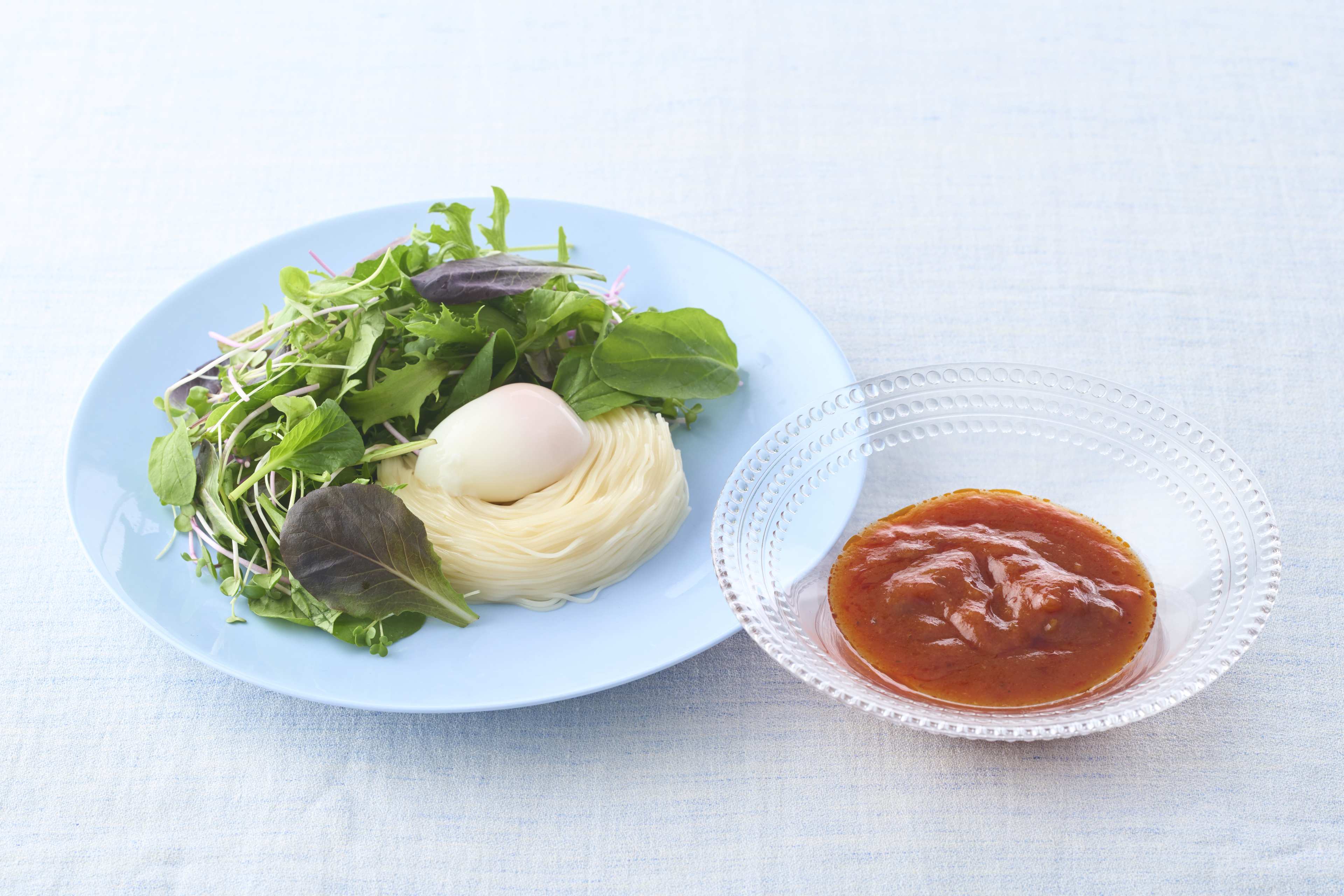 オマール海老のトマトソースつけそうめん