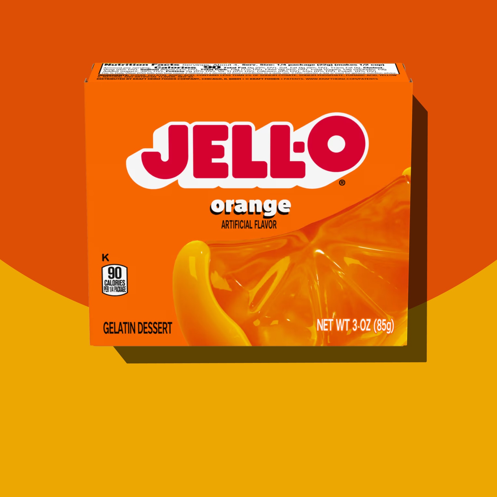 Orange Gelatin Dessert Mix
