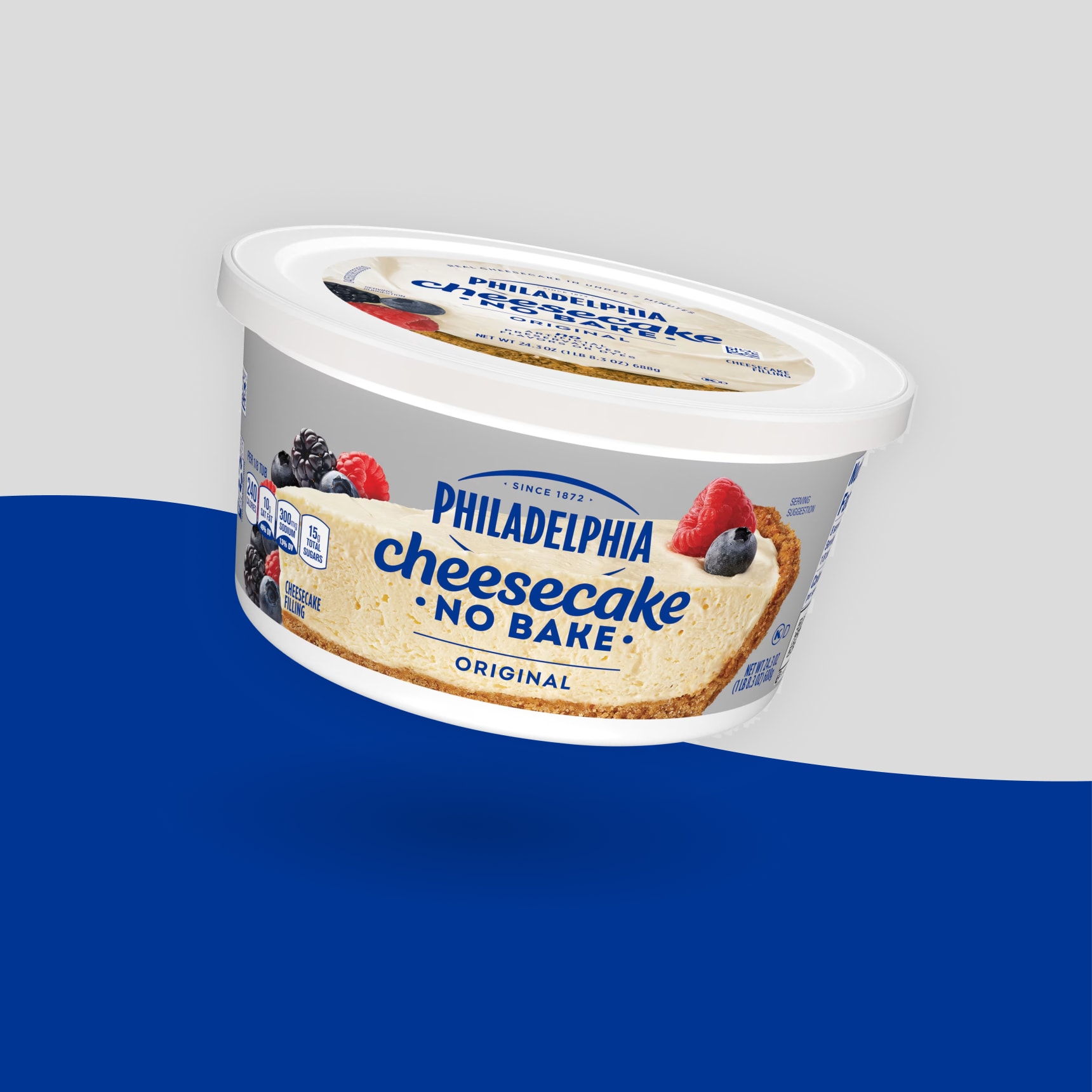 Philadelphia No Bake Original Cheesecake Filling Tub 