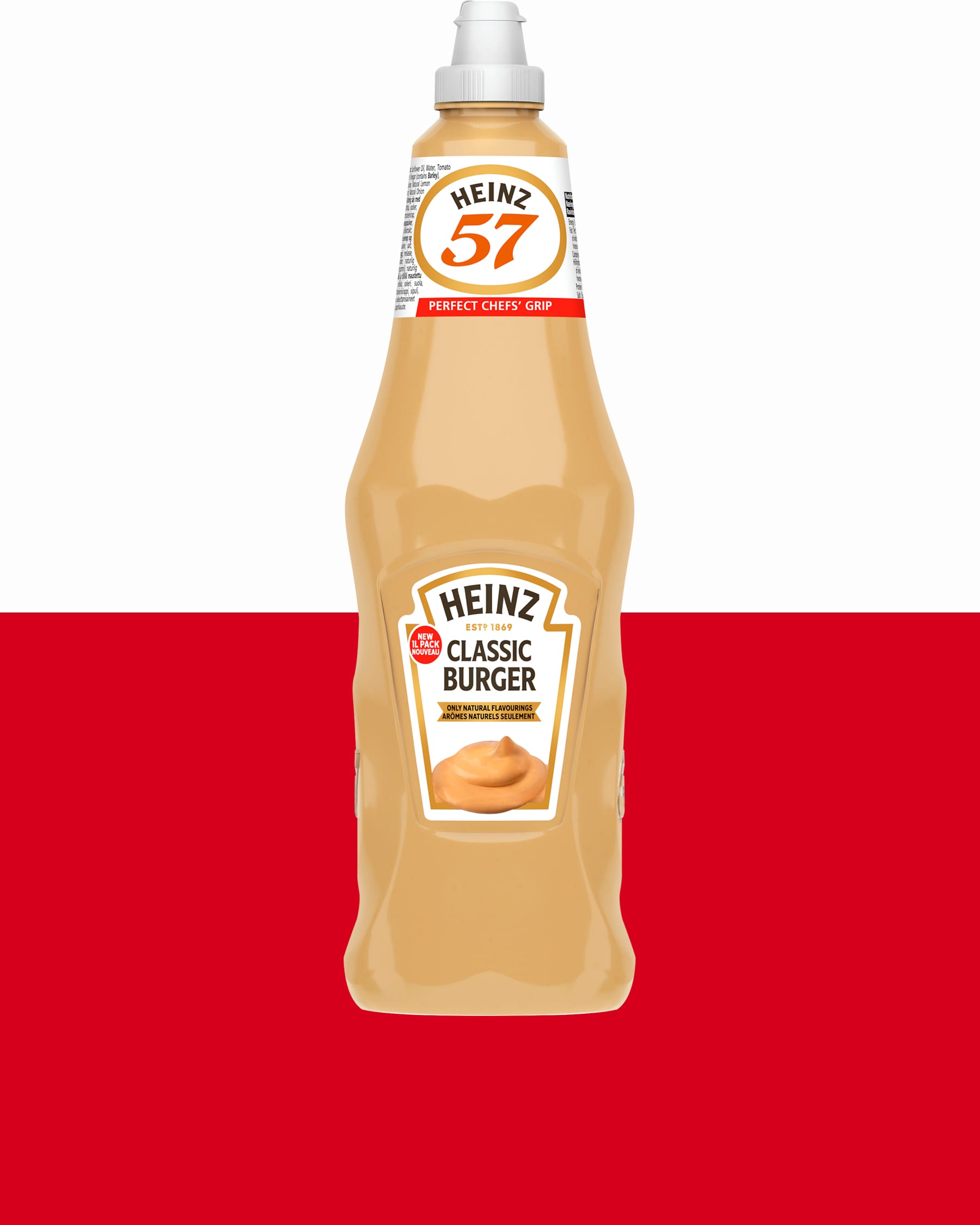 A bottle of Heinz Classic Burger Sauce