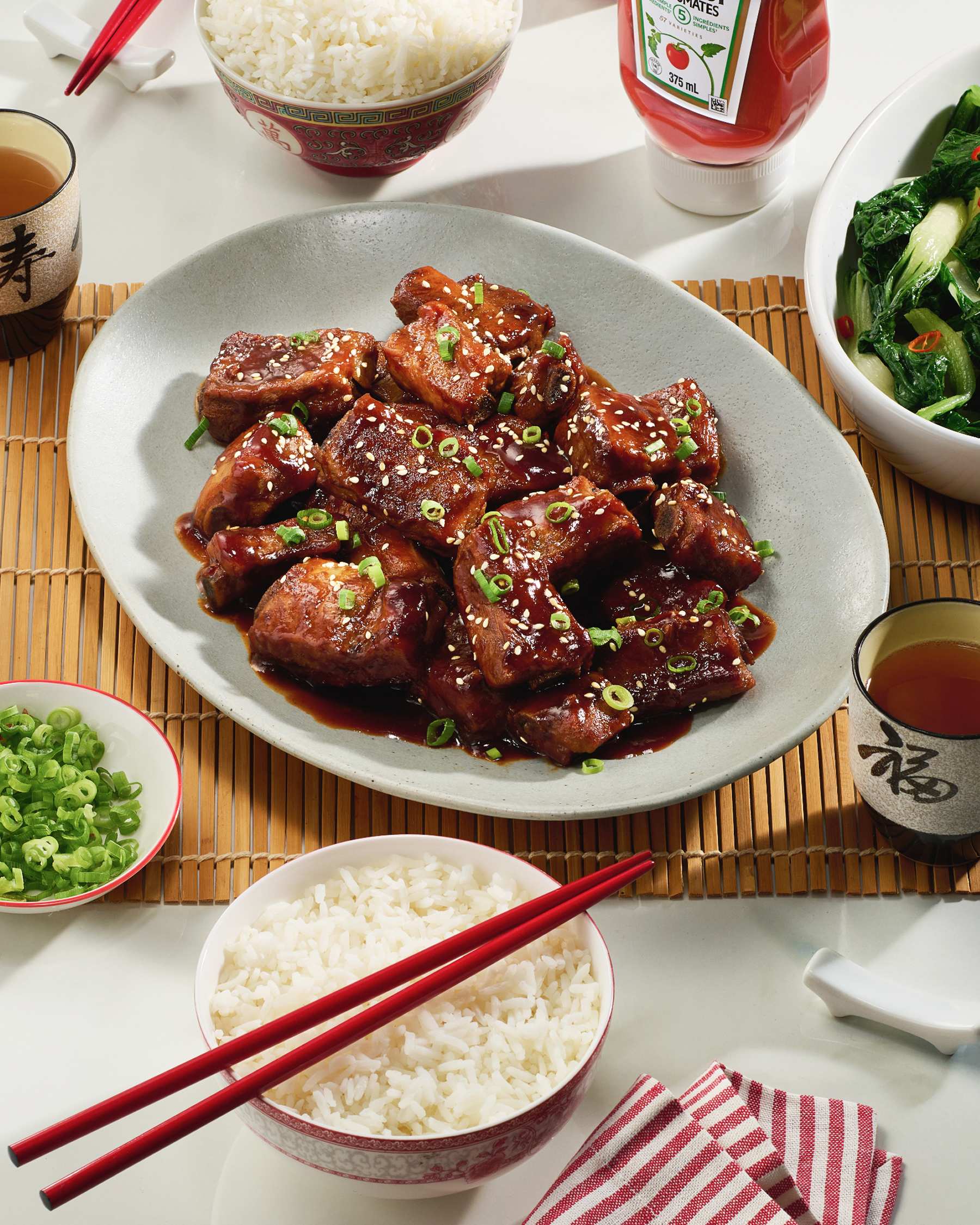 Sticky Sweet and Sour Pork Ribs