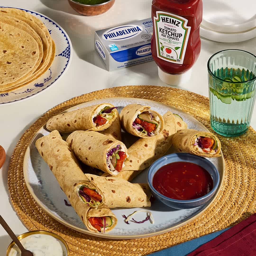 Loaded Chicken Kathi Rolls