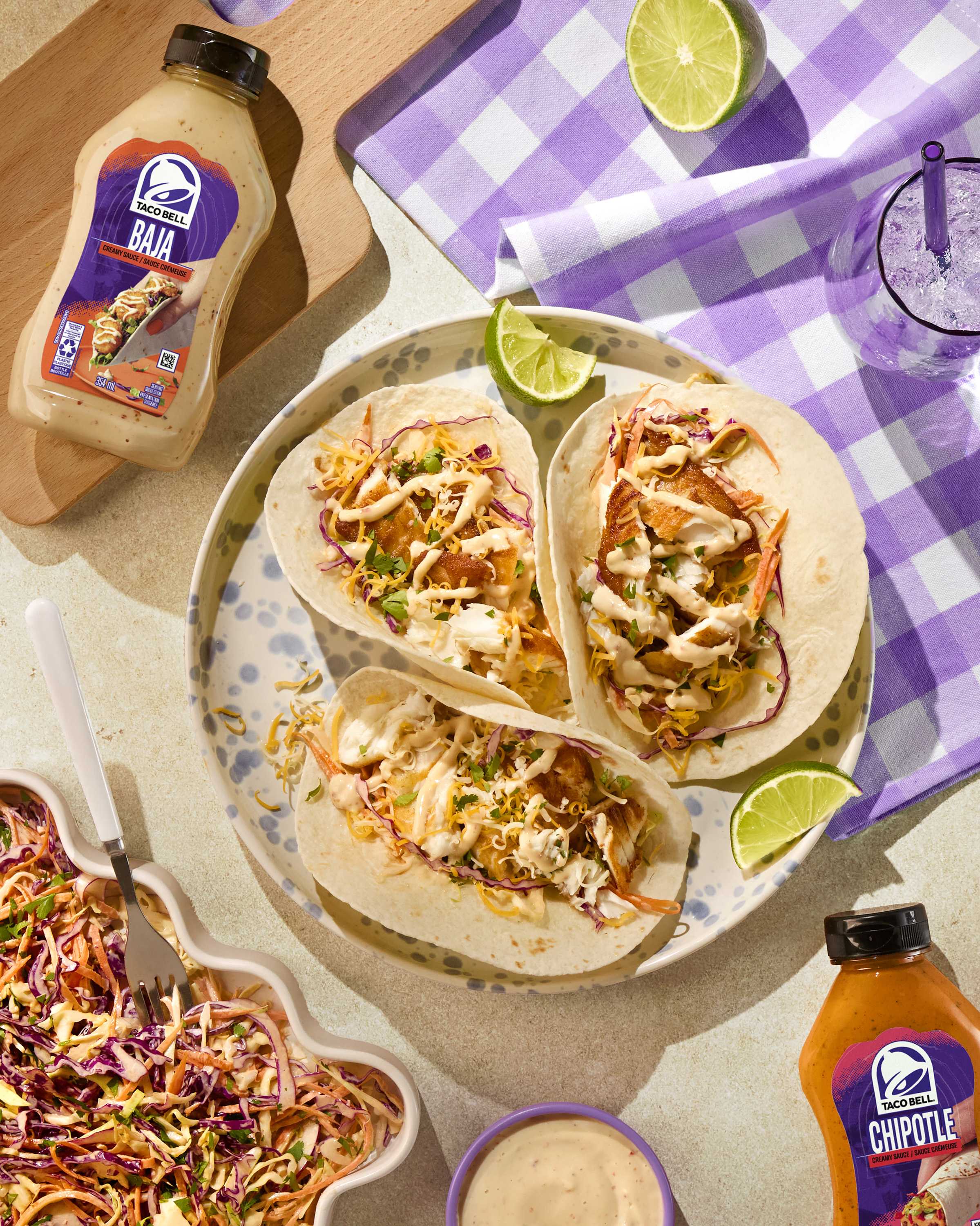 Tacos de poisson de style Baja