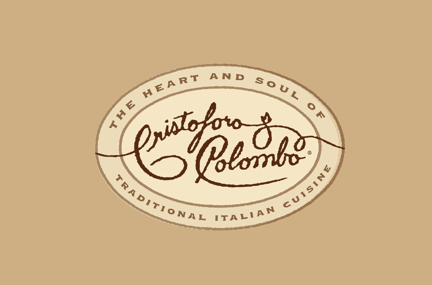 The logo for Cristoforo Colombo Italian Foods, brought to you by Escalon Tomatoes, a Kraft Heinz Away From Home brand. Cristo