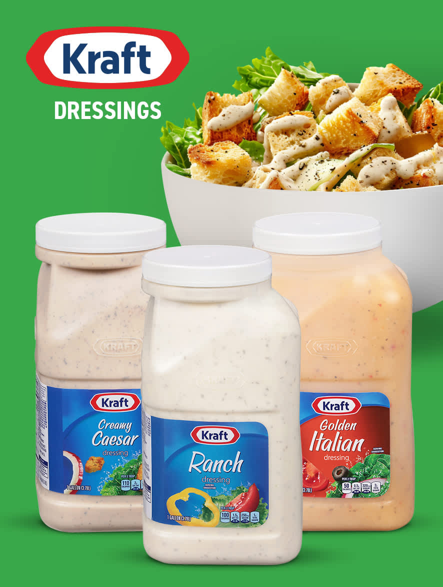 Choco Distributor Sell Sheets for Kraft Dressings.