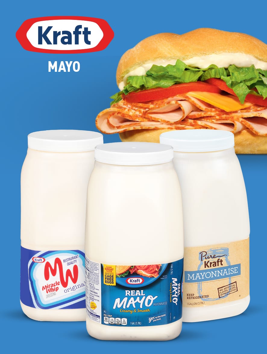 Choco Distributor Sell Sheets for Kraft Mayo.