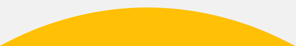 Yellow semicircle on a white background.