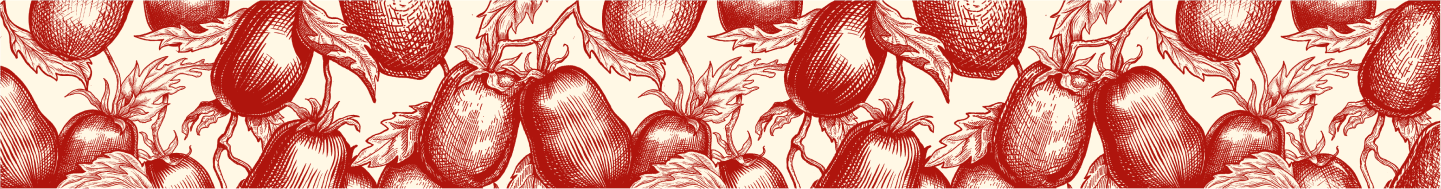 This vibrant illustration showcases ripe, red tomatoes, symbolizing the fresh flavor and quality ingredients found in Kraft H