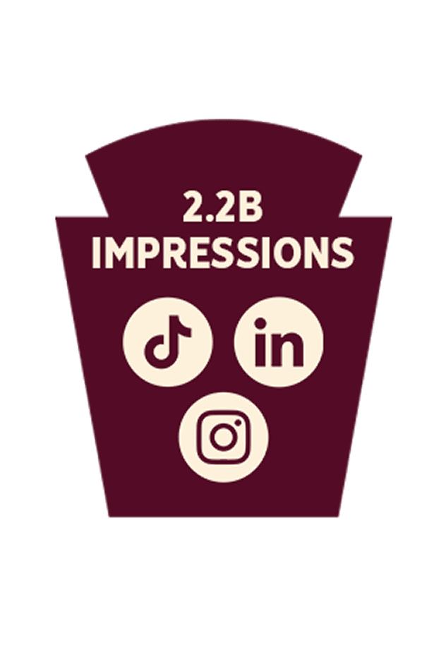 Image featuring online impressions of Heinz Remix across different social media platforms like TikTok, LinkedIn and Instagram